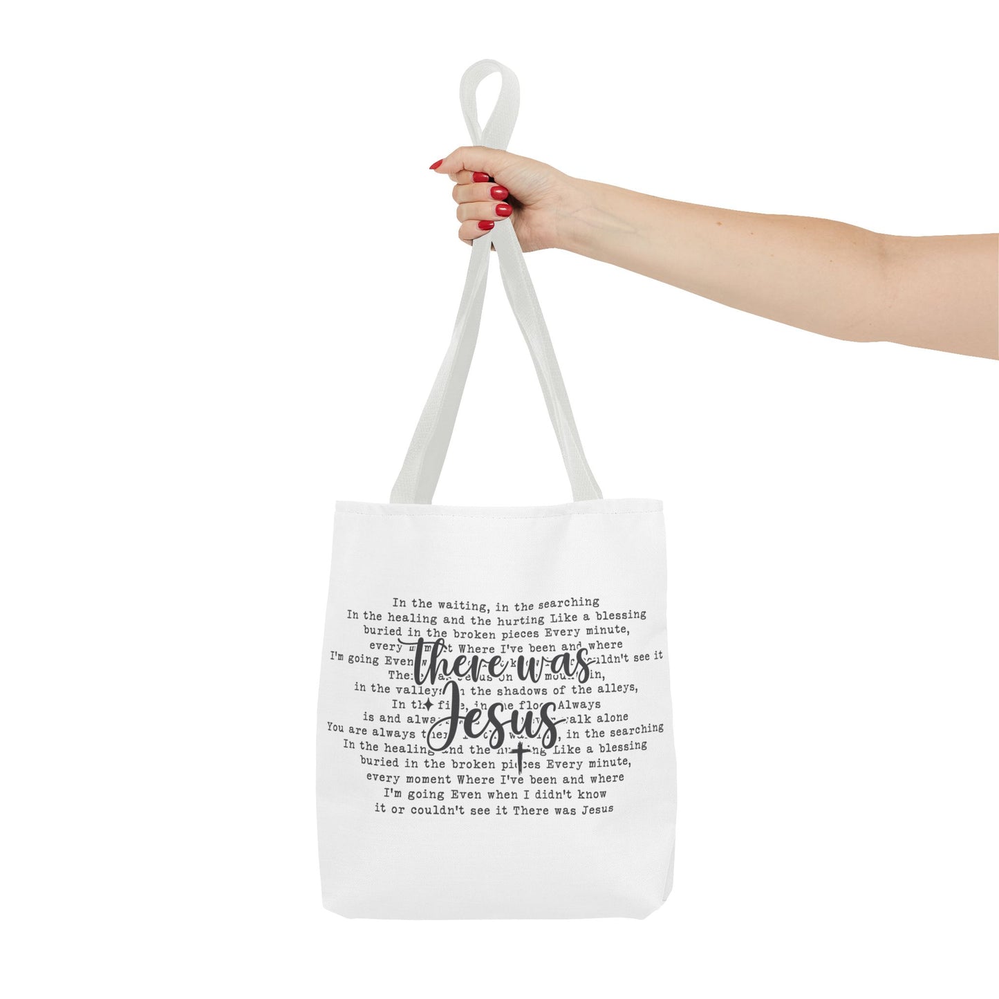 There was Jesus Tote Bag (AOP)