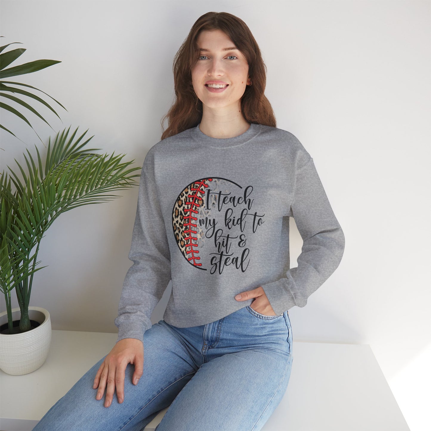 Hit and Steal Unisex Heavy Blend™ Crewneck Sweatshirt