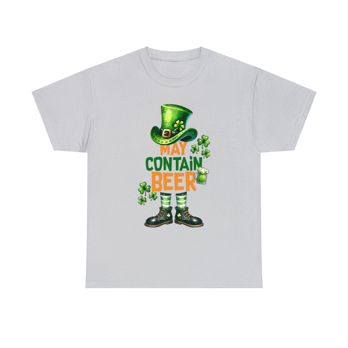 May Contain Beer Unisex Heavy Cotton Tee