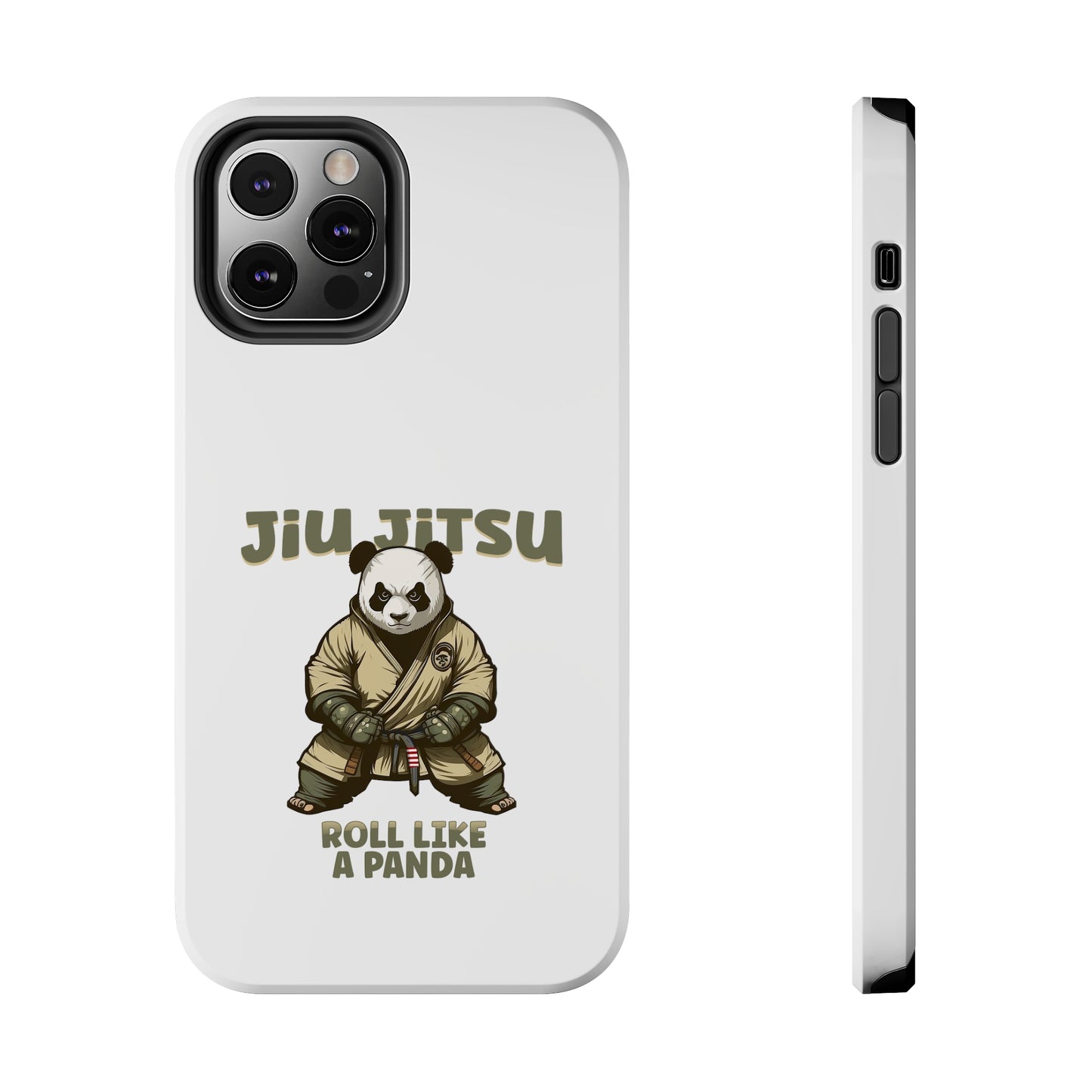 Jiu Jitsu Roll like a Panda Tough Phone Cases