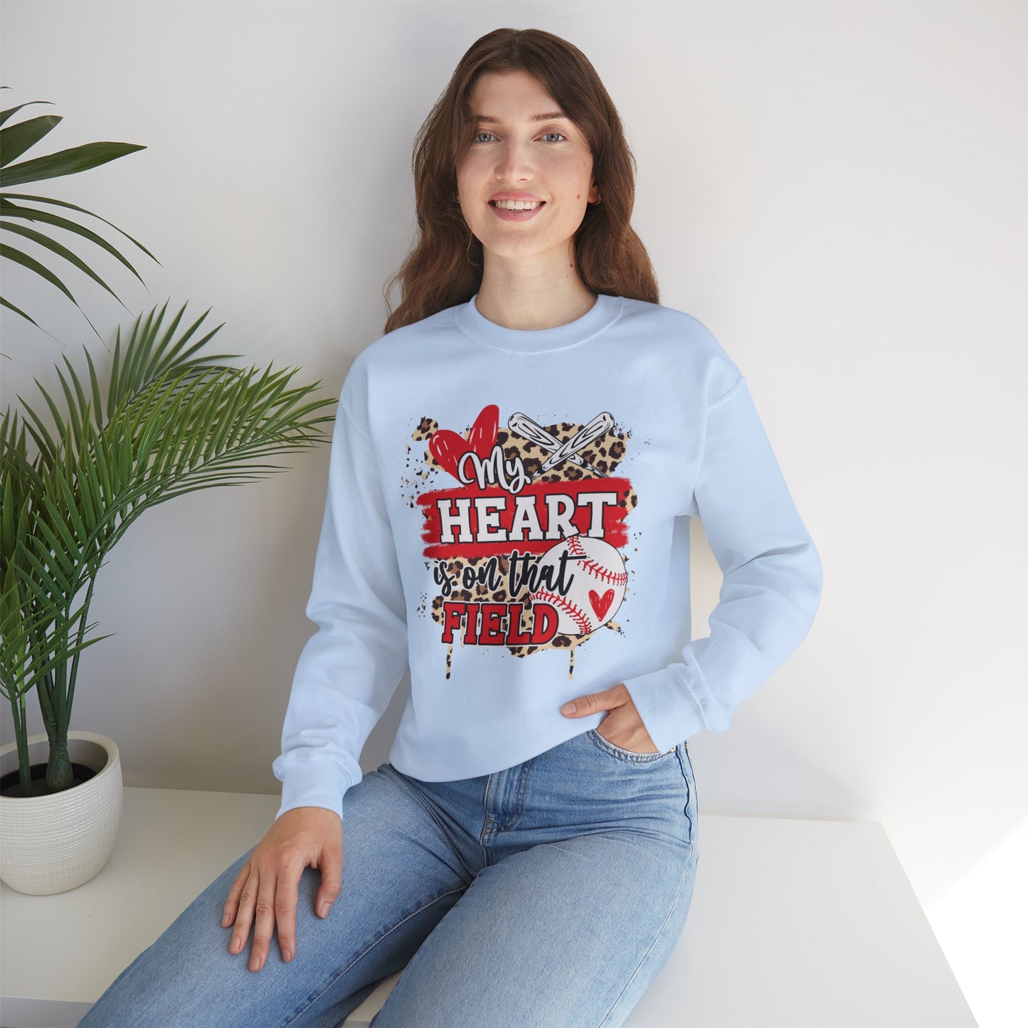 My heart Unisex Heavy Blend™ Crewneck Sweatshirt