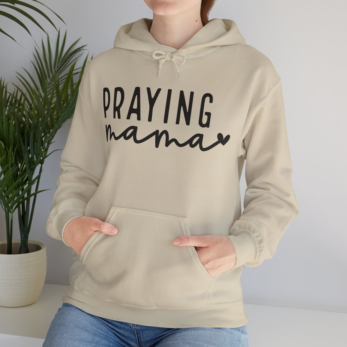 Praying Mama Unisex Heavy Blend™ Hooded Sweatshirt