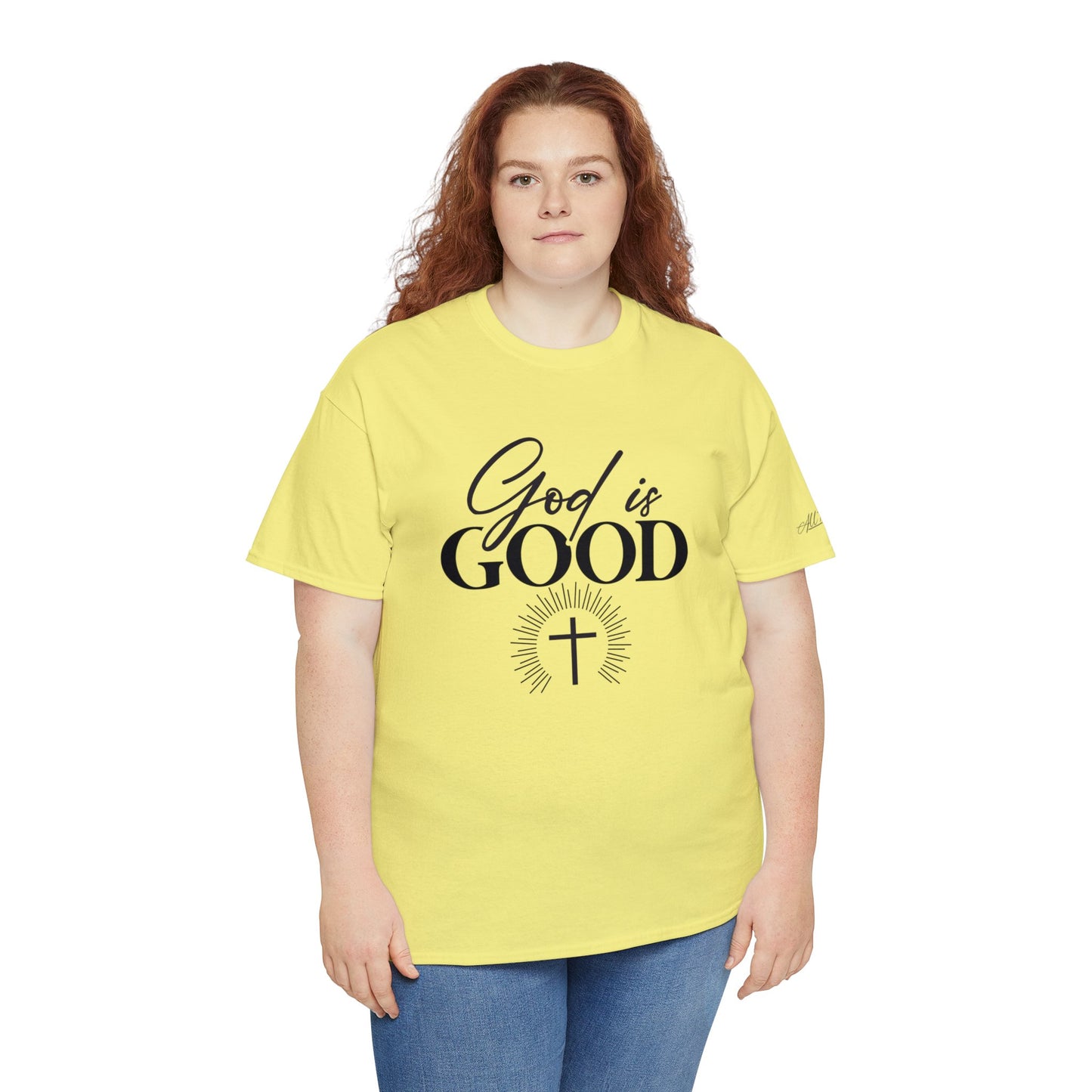 God is Good Unisex Heavy Cotton Tee