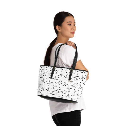 Hockey PU Leather Shoulder Bag