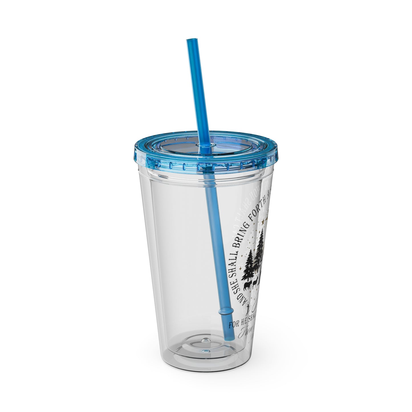 Matthew Sunsplash Tumbler with Straw, 16oz