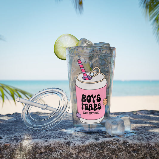 Boys Tears Sunsplash Tumbler with Straw, 16oz