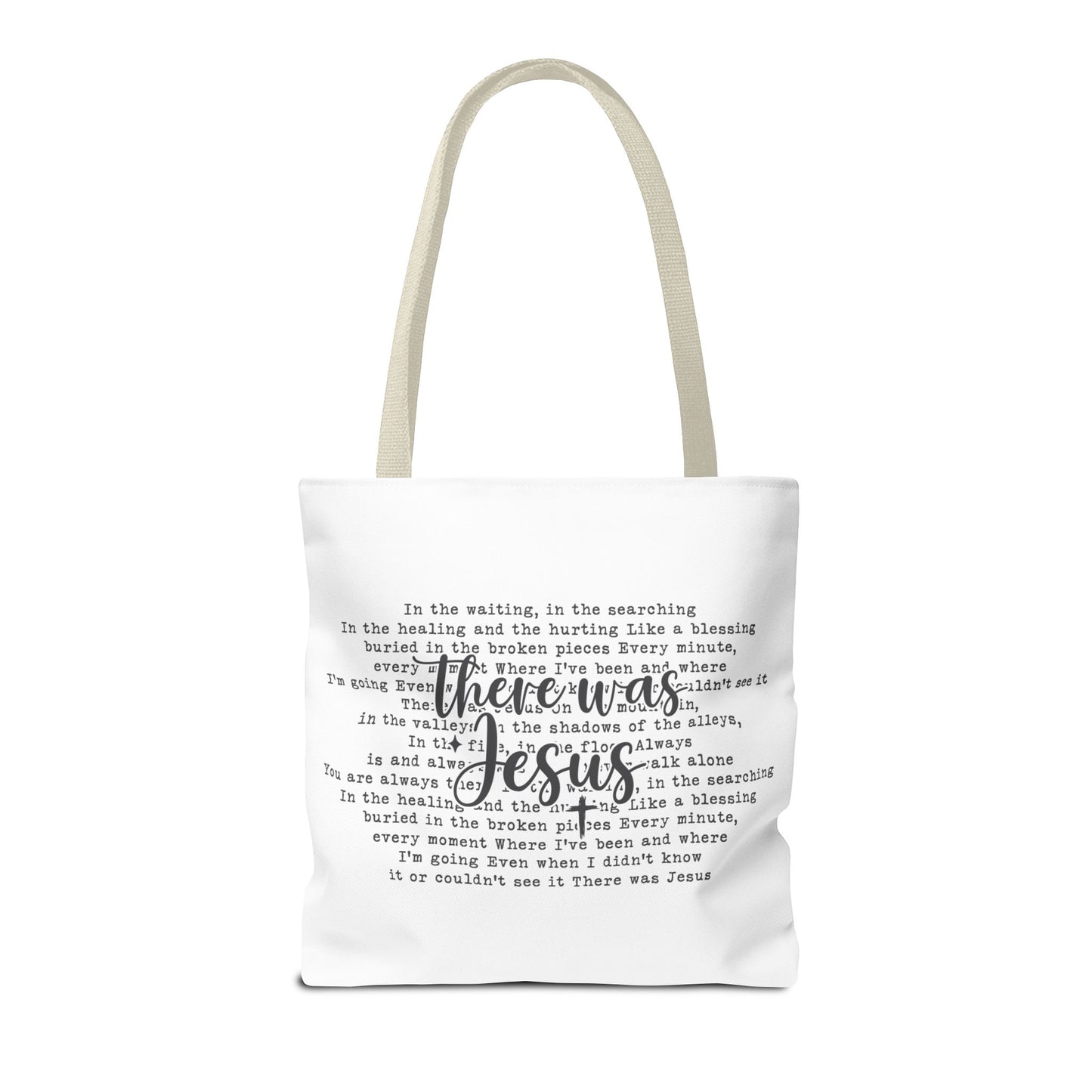 There was Jesus Tote Bag (AOP)