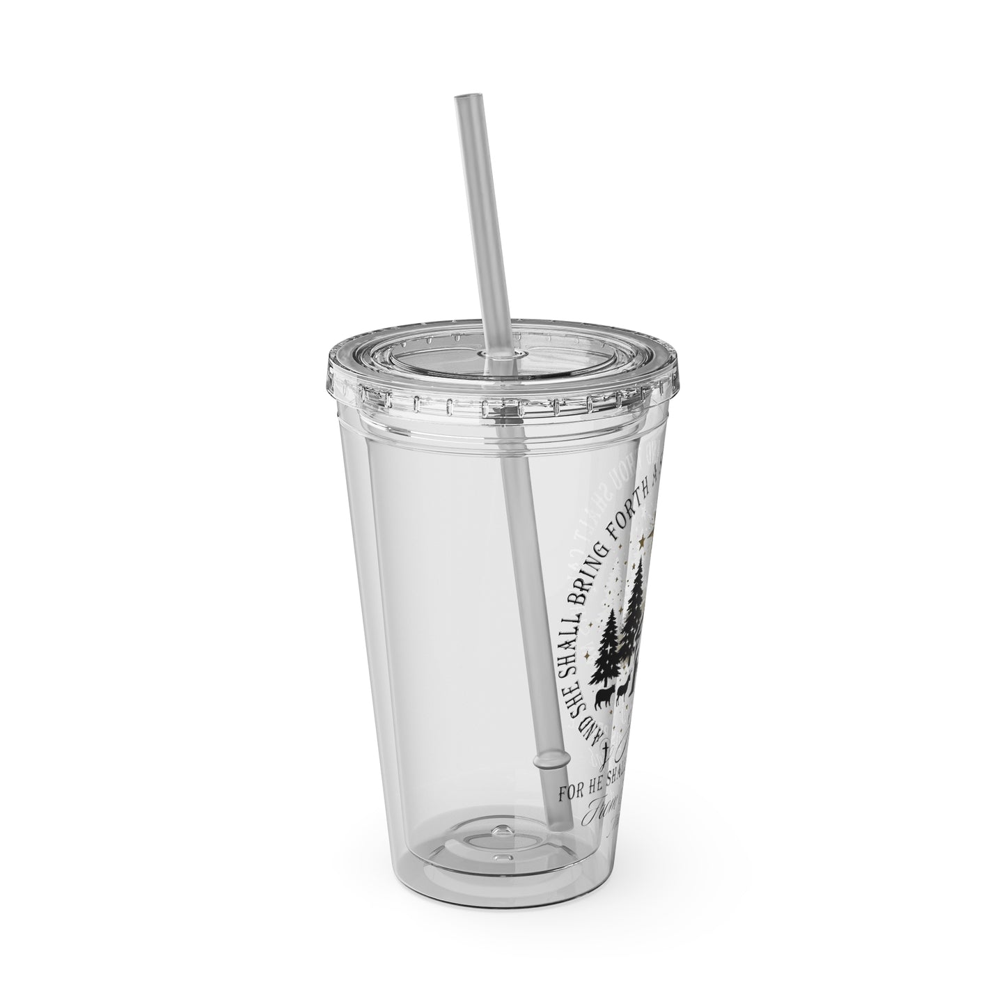 Matthew Sunsplash Tumbler with Straw, 16oz
