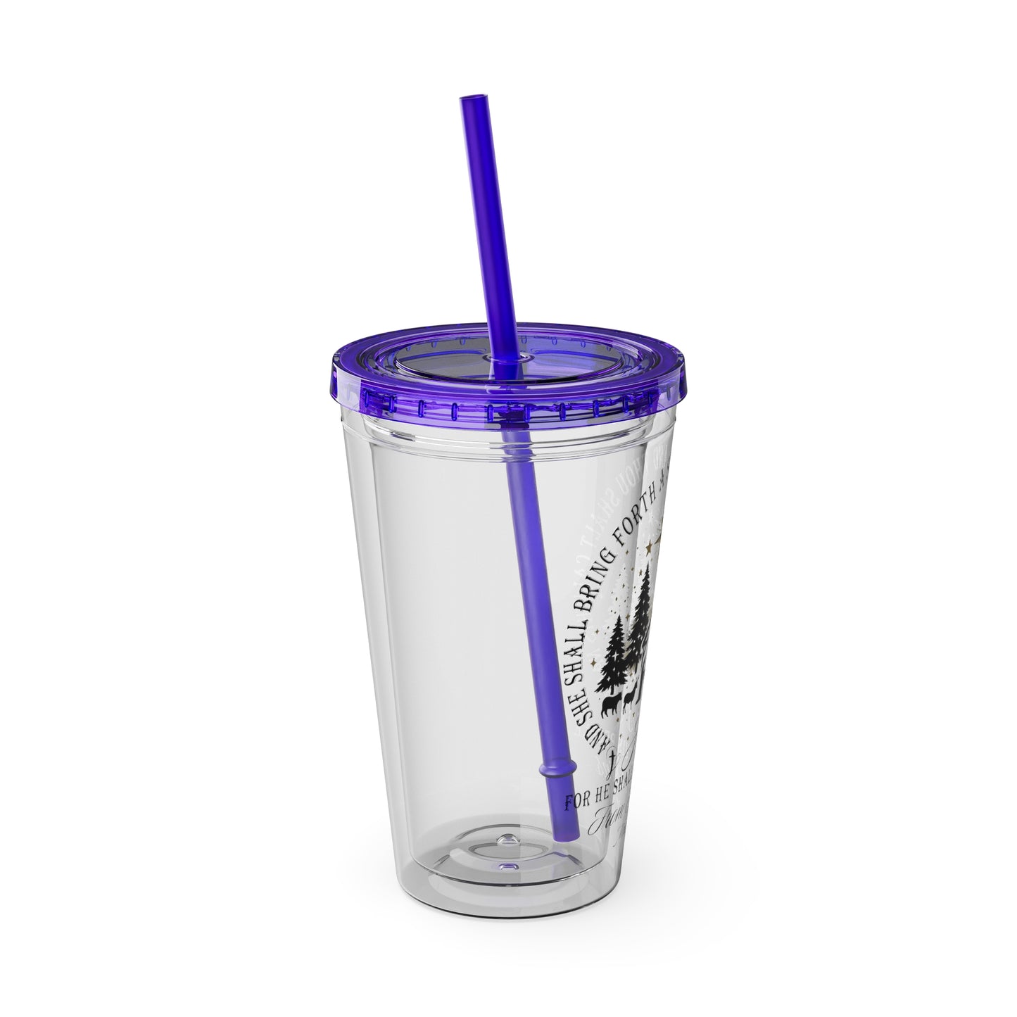 Matthew Sunsplash Tumbler with Straw, 16oz