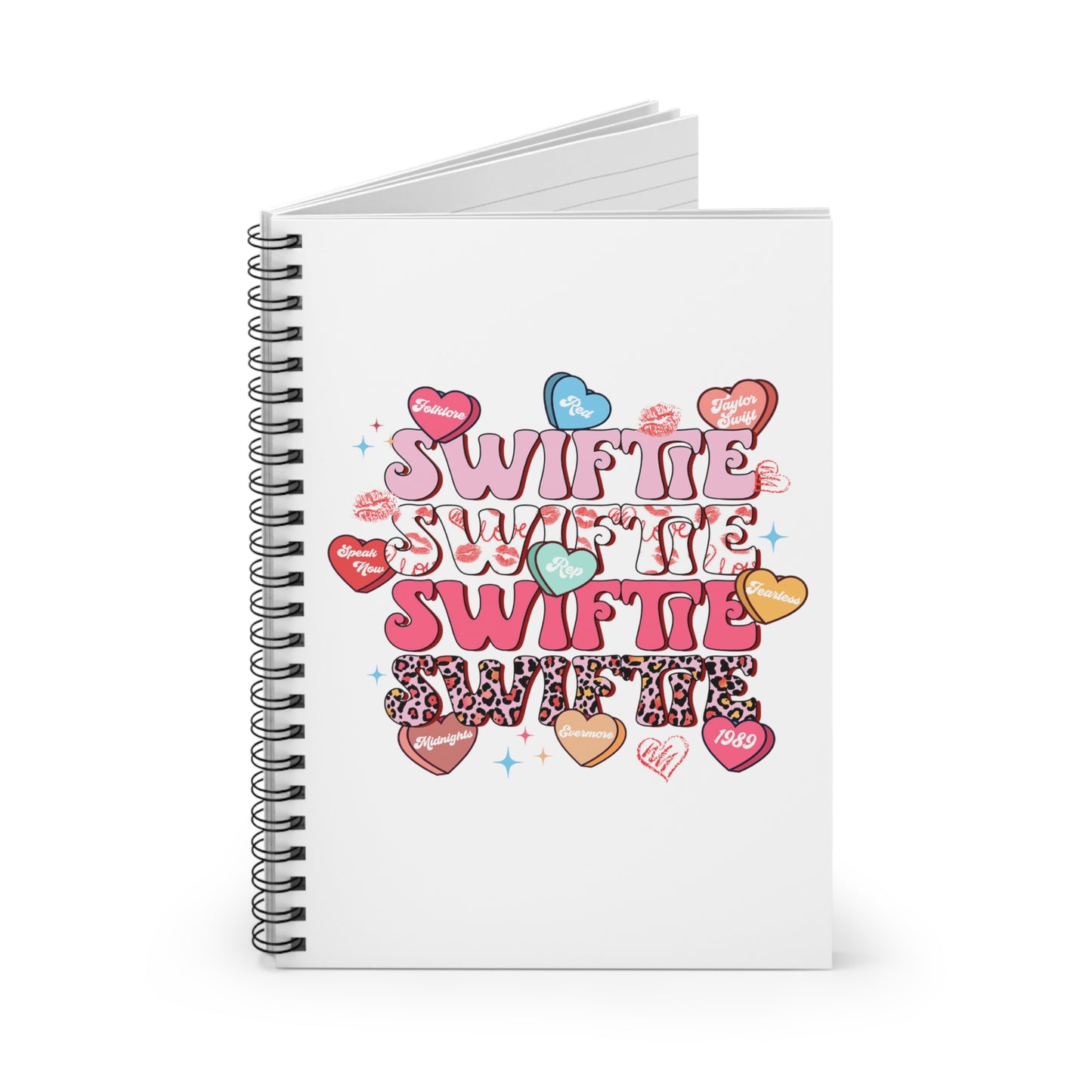 Swiftie Valentine Spiral Notebook - Ruled Line