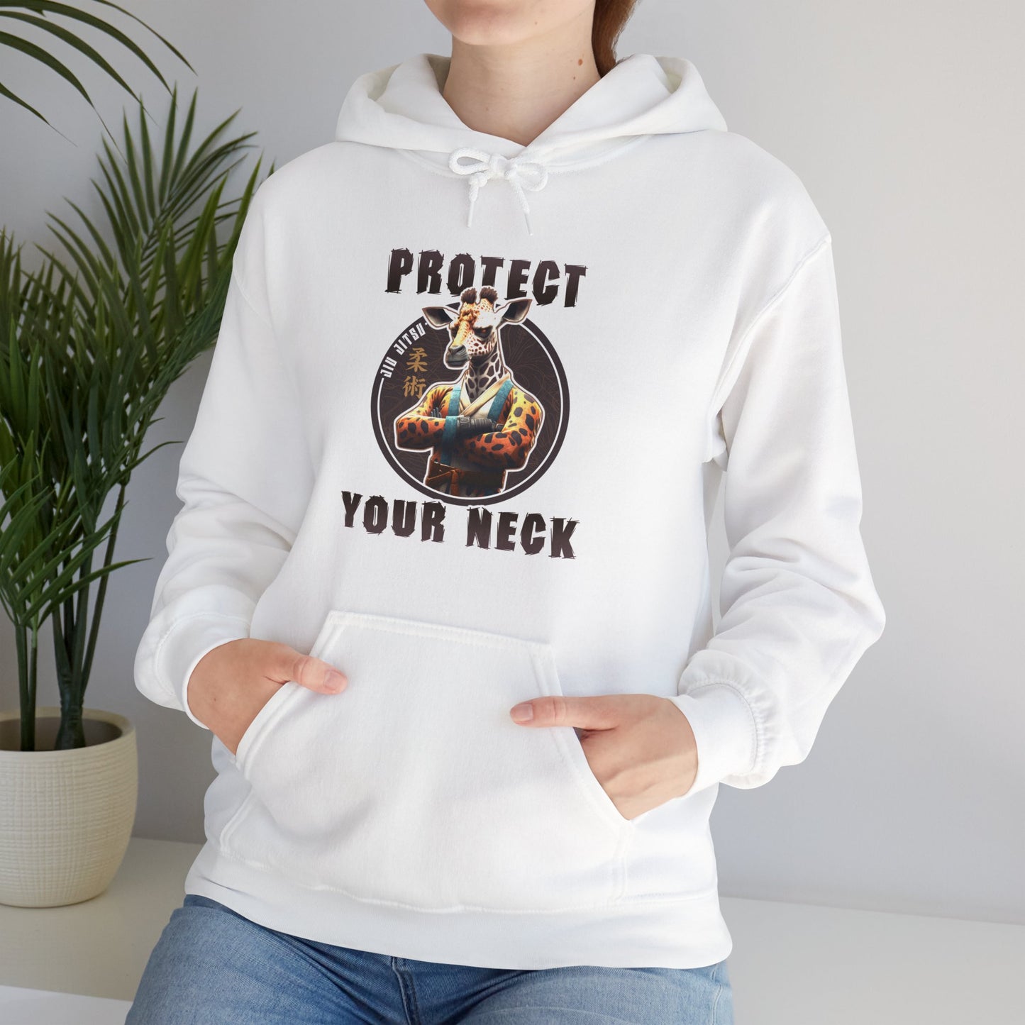 Protect Your Neck Unisex Heavy Blend™ Hooded Sweatshirt