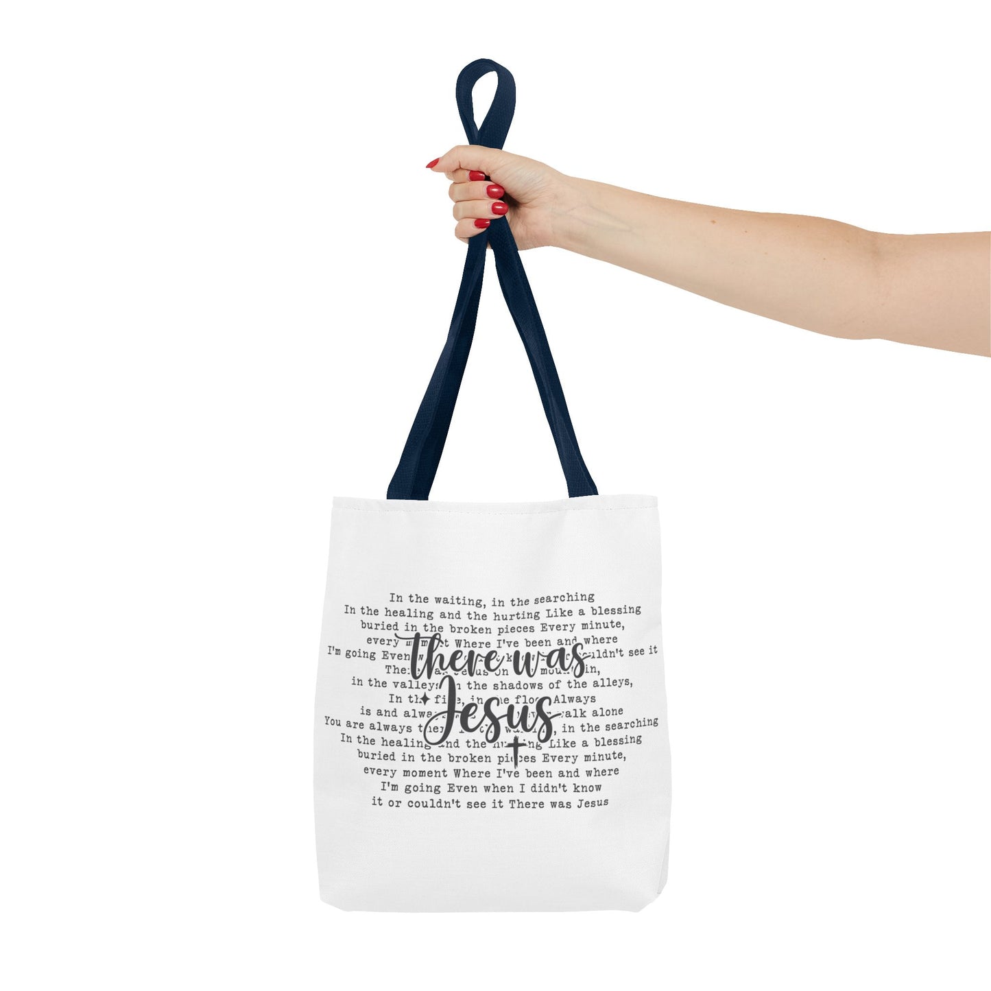 There was Jesus Tote Bag (AOP)