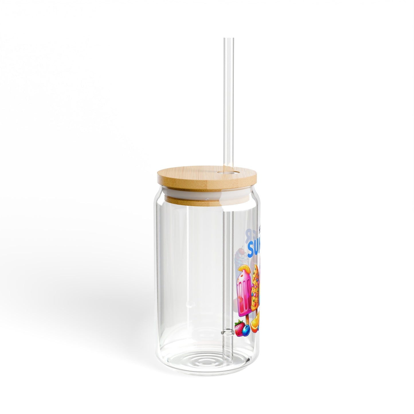 Hello Summer Sipper Glass, 16oz