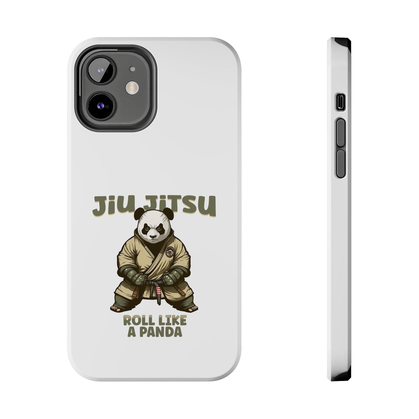 Jiu Jitsu Roll like a Panda Tough Phone Cases
