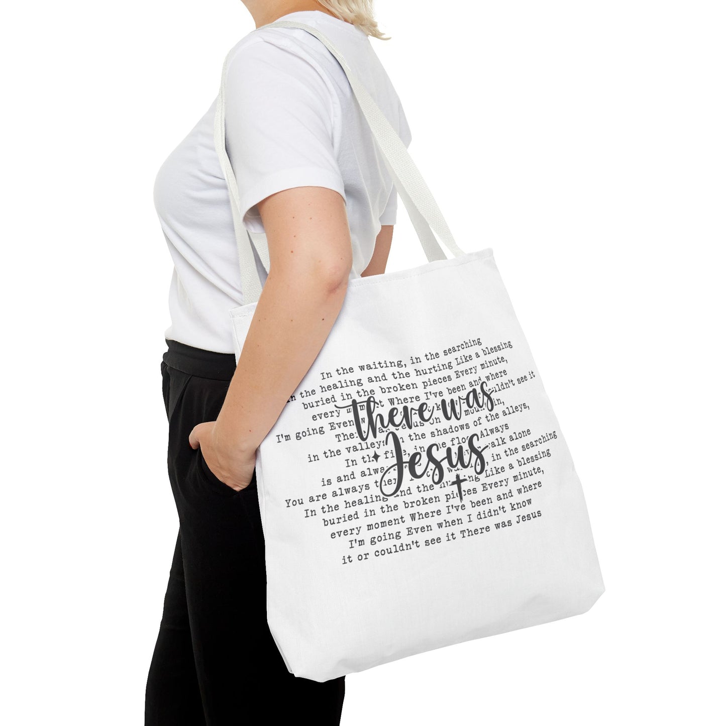 There was Jesus Tote Bag (AOP)