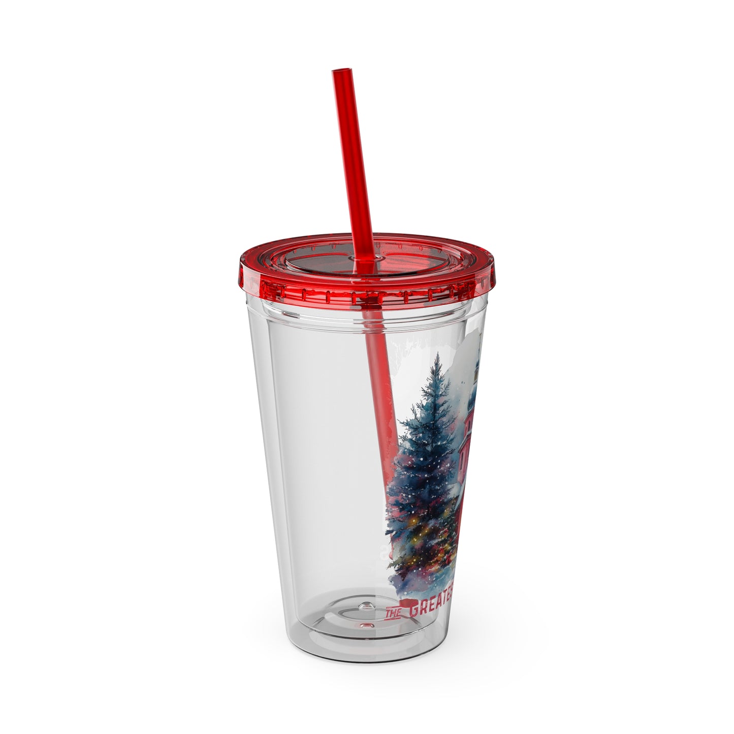 The Greatest Gift Sunsplash Tumbler with Straw, 16oz