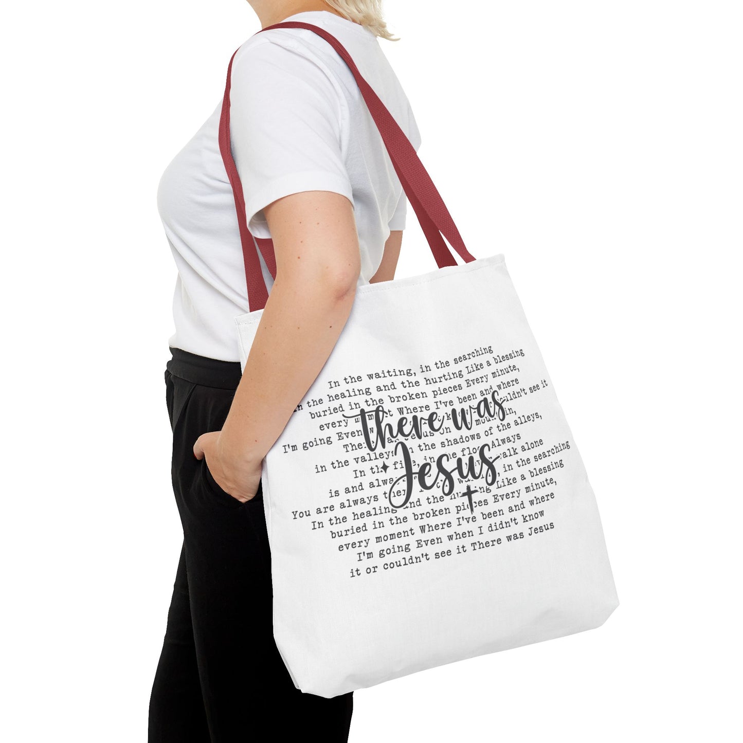 There was Jesus Tote Bag (AOP)