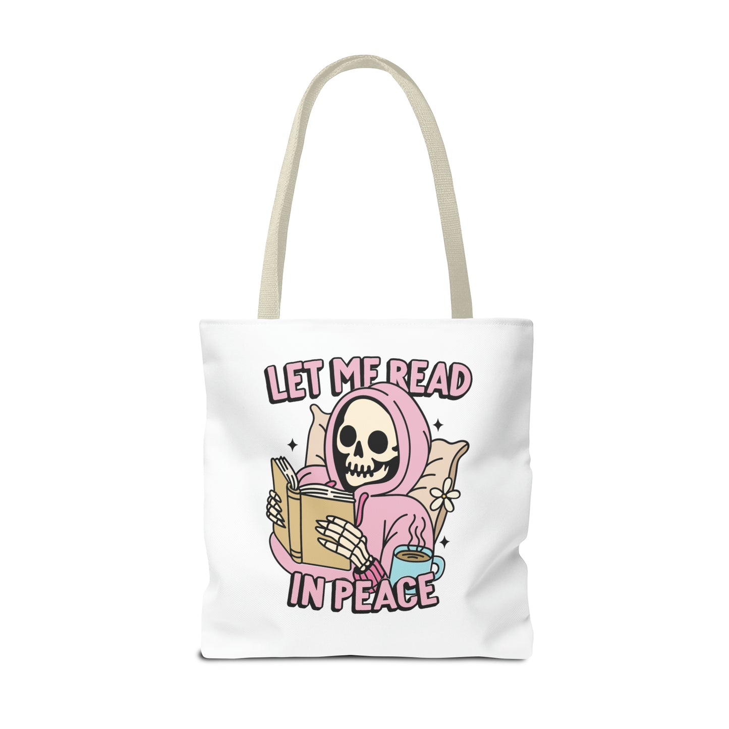 Let Me Read Tote Bag (AOP)