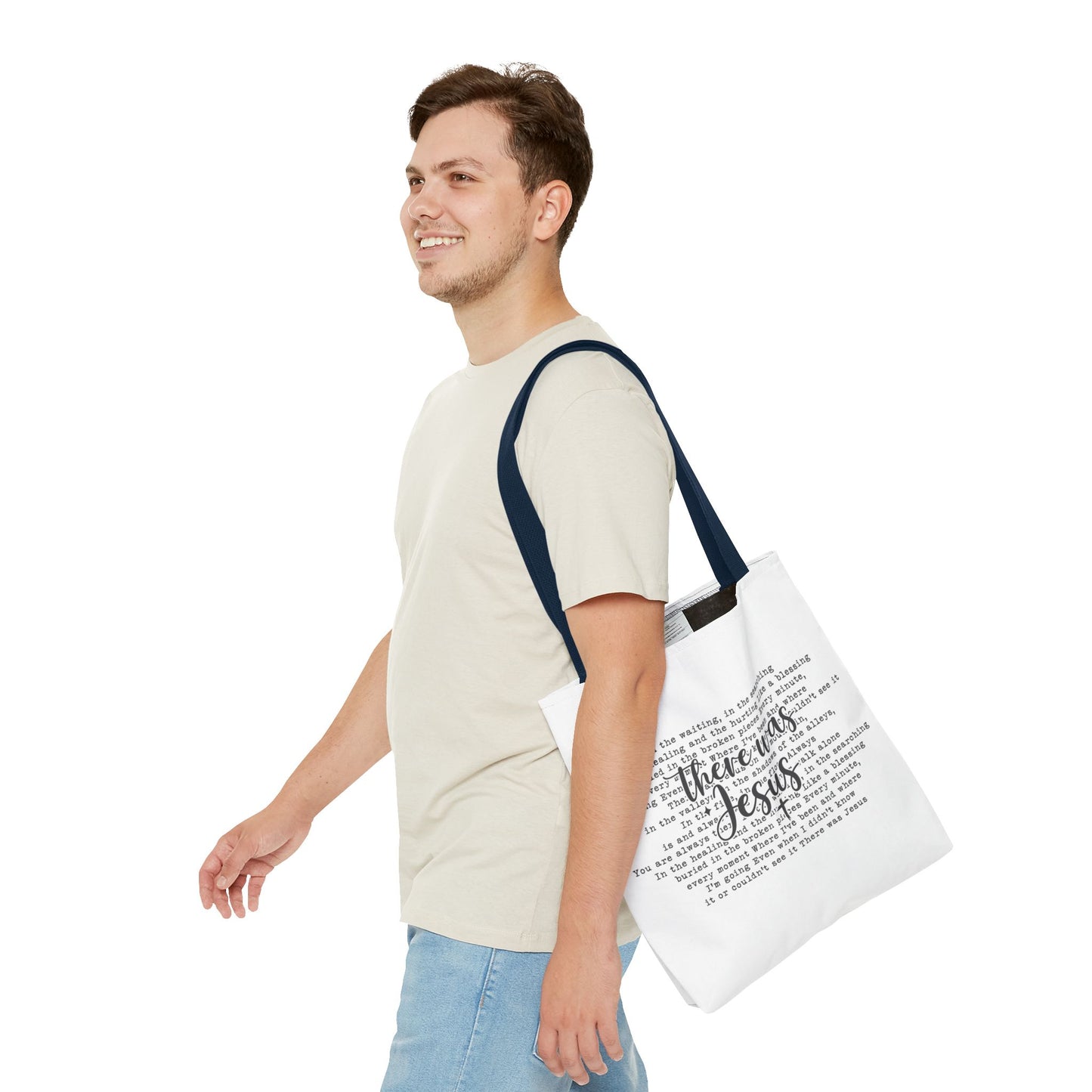 There was Jesus Tote Bag (AOP)
