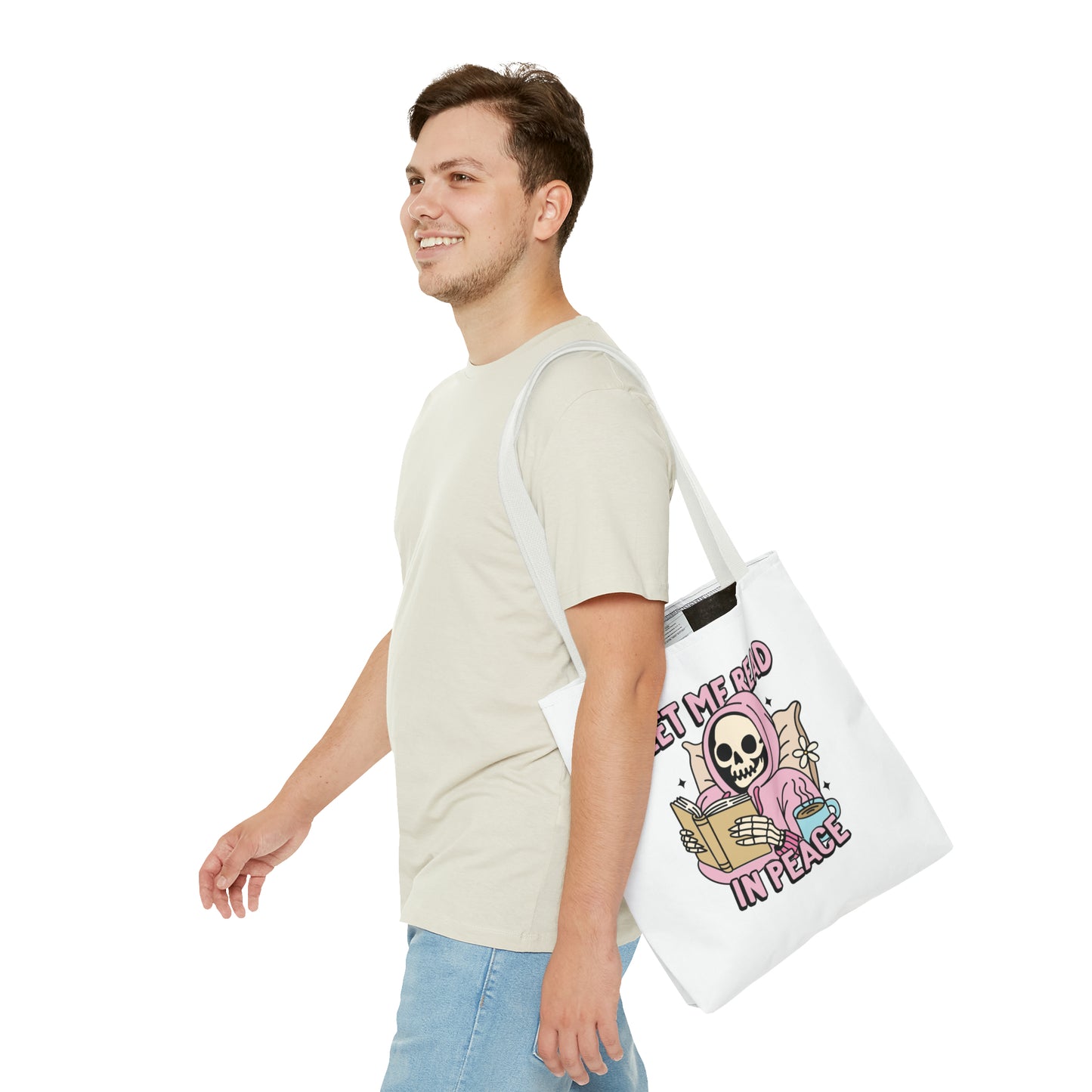 Let Me Read Tote Bag (AOP)