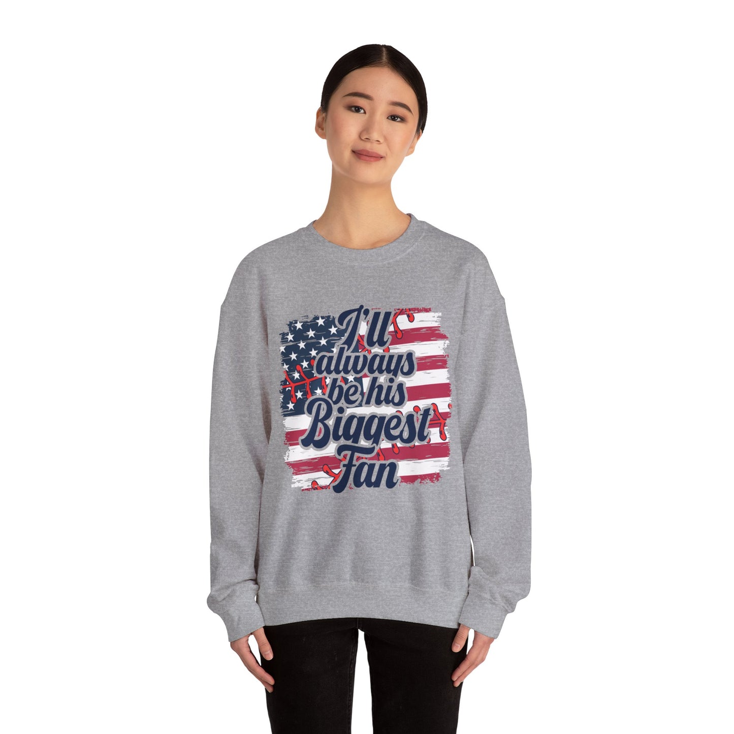 Biggest Fan Unisex Heavy Blend™ Crewneck Sweatshirt