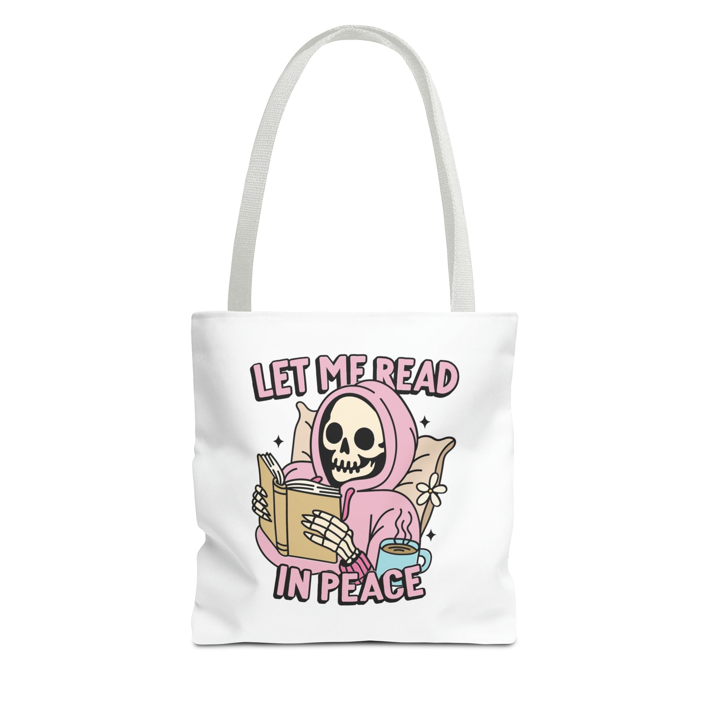 Let Me Read Tote Bag (AOP)