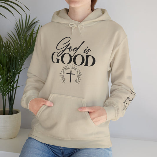 God is Good Unisex Heavy Blend™ Hooded Sweatshirt