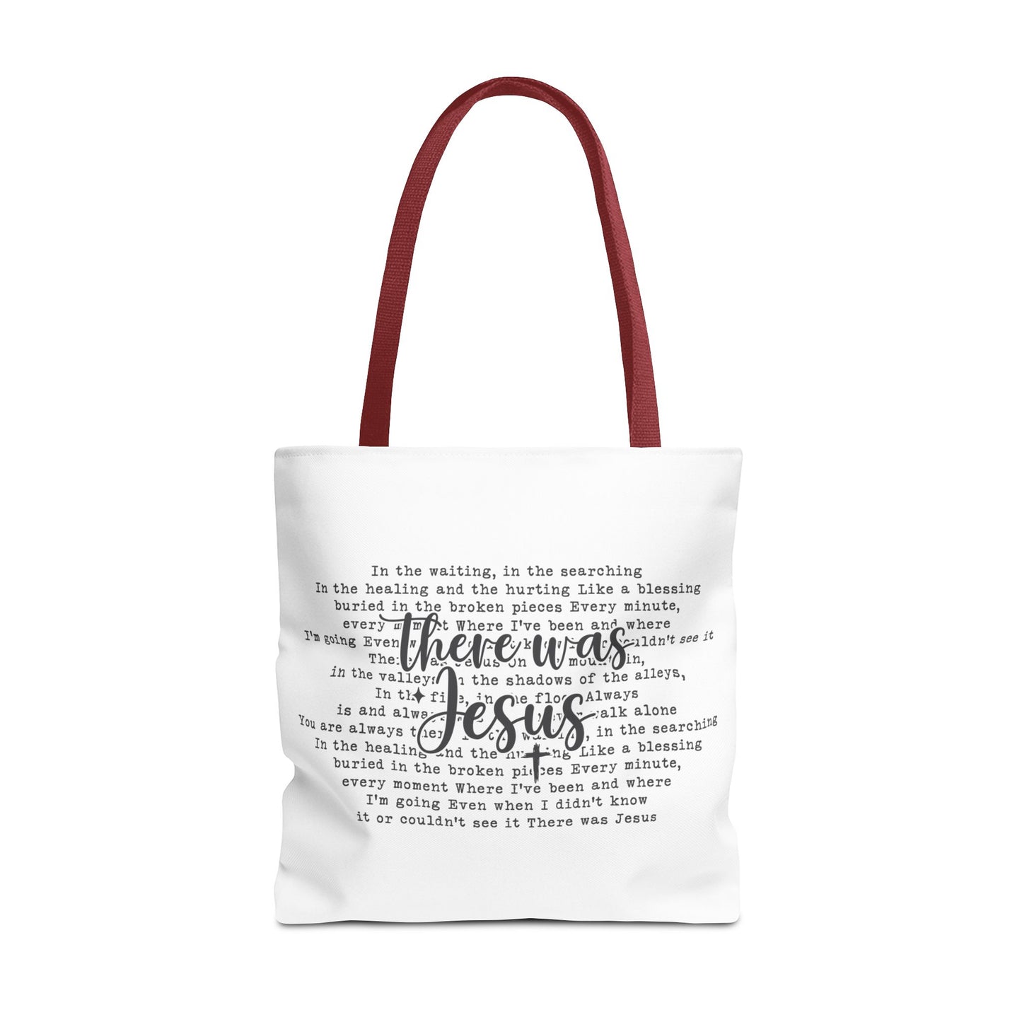 There was Jesus Tote Bag (AOP)