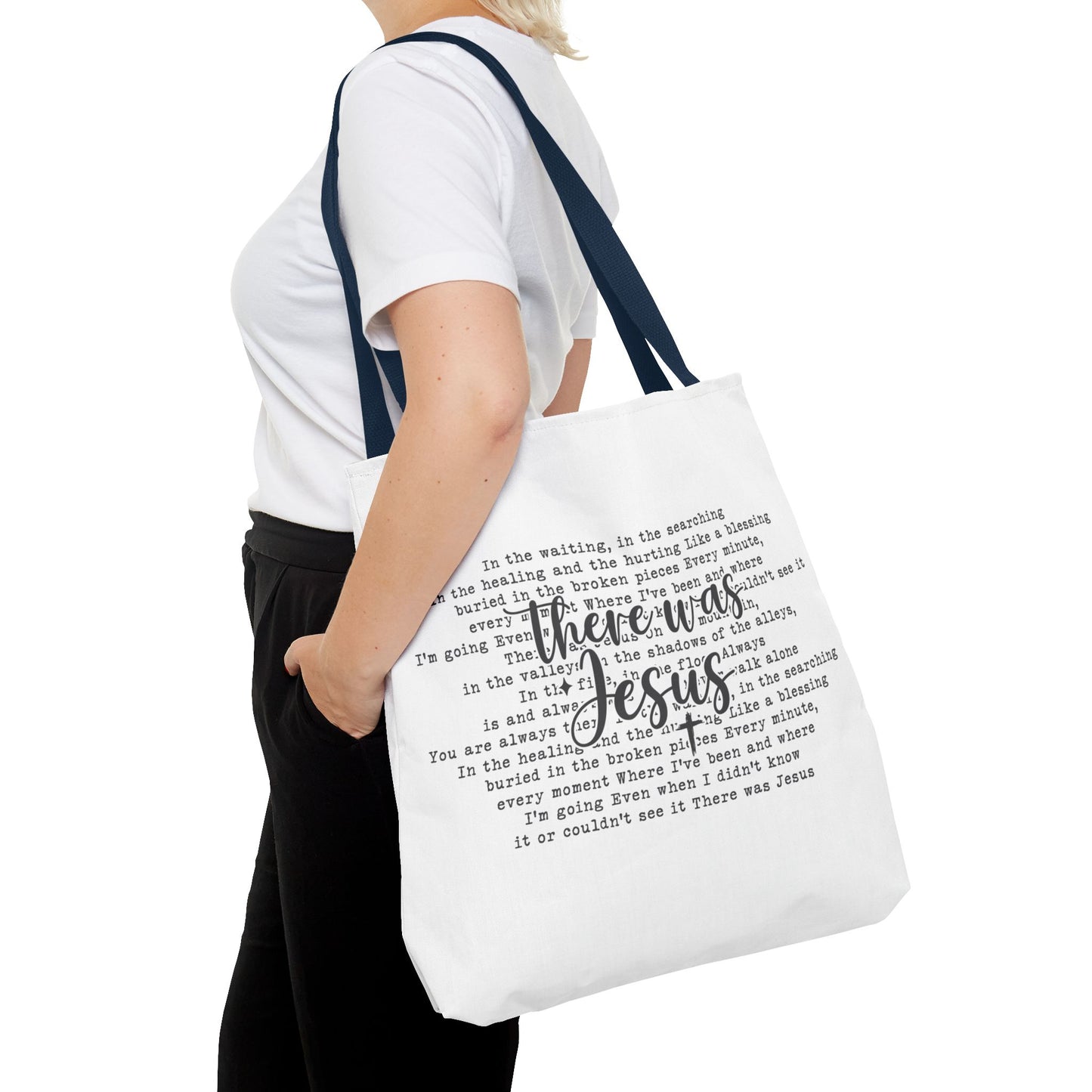 There was Jesus Tote Bag (AOP)
