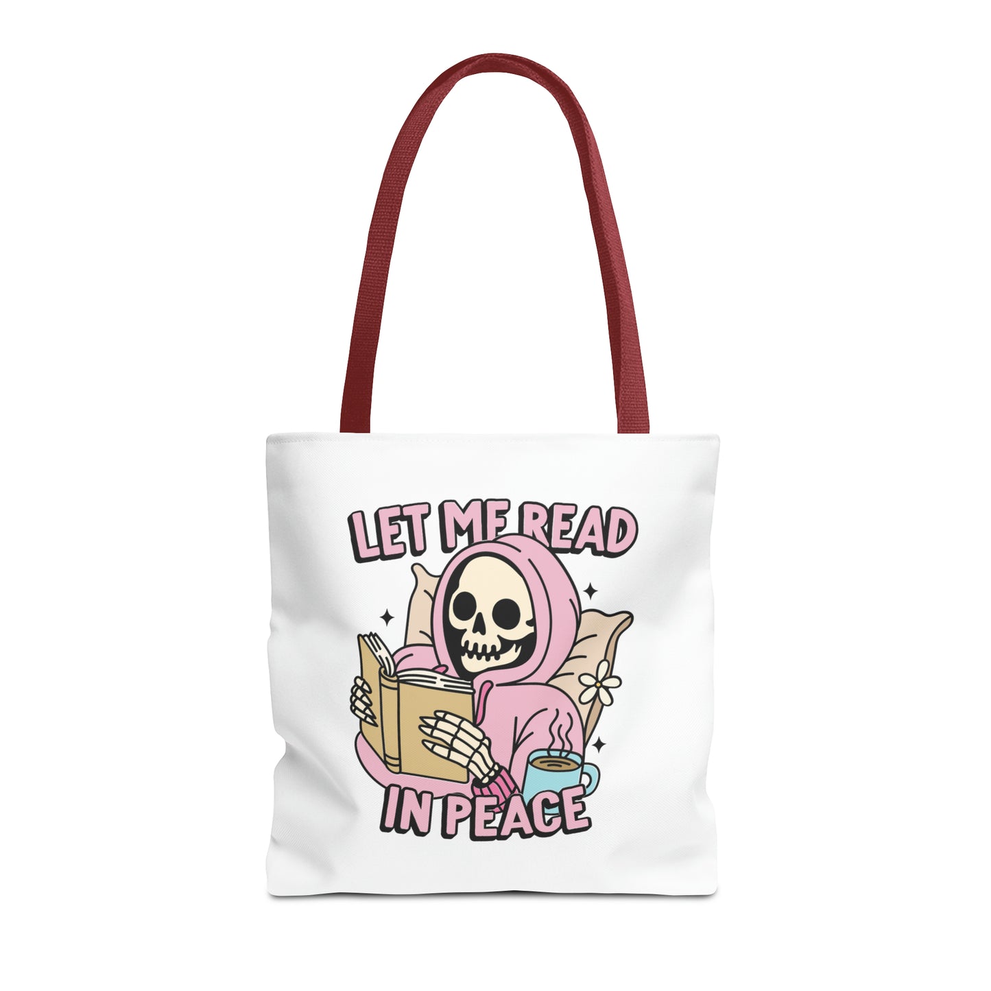 Let Me Read Tote Bag (AOP)