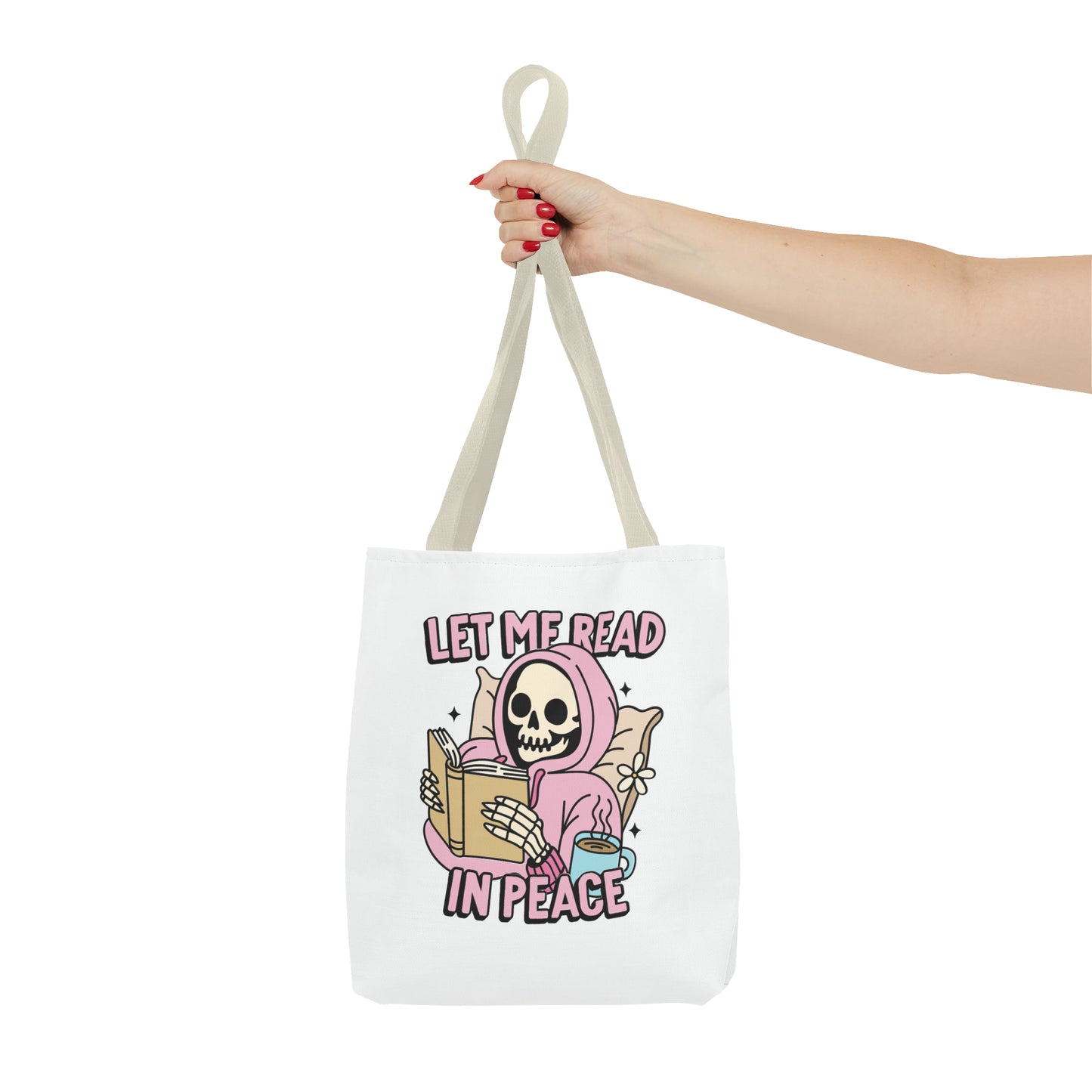 Let Me Read Tote Bag (AOP)
