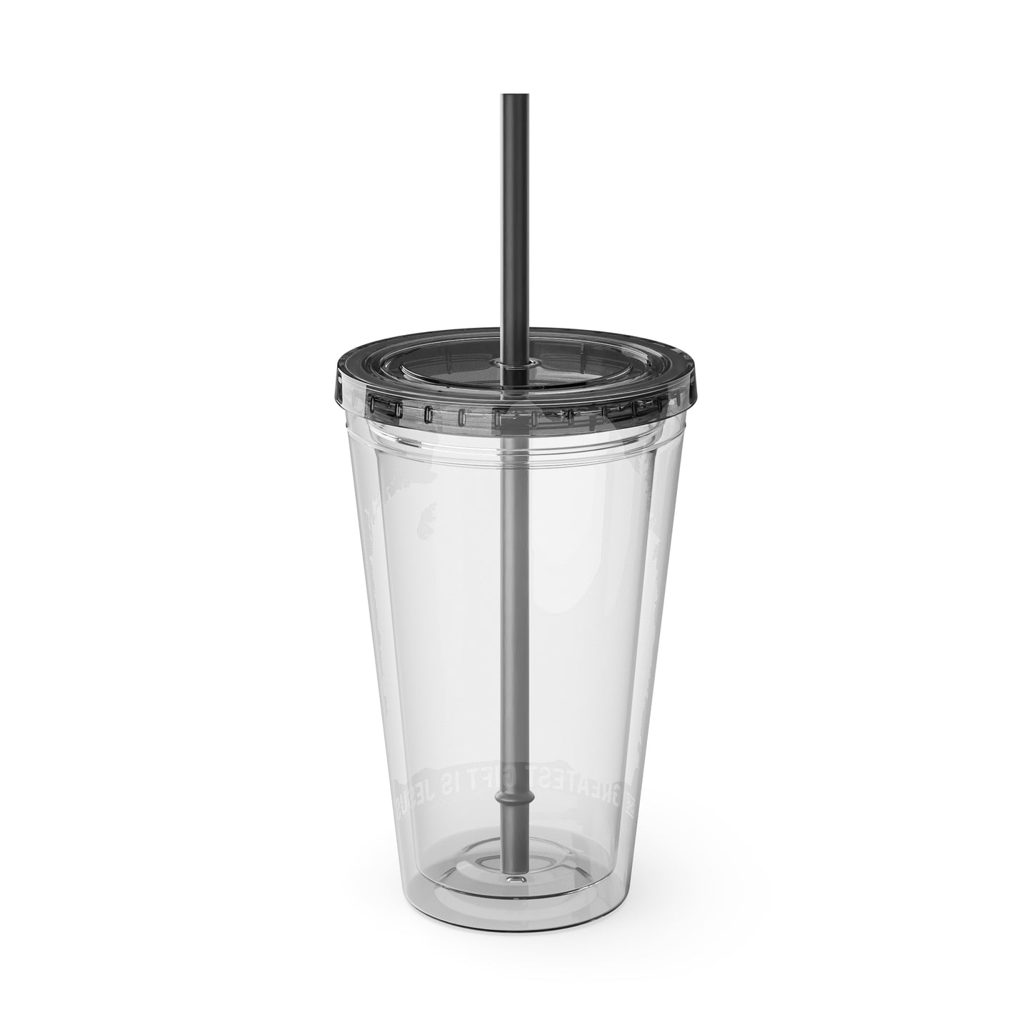 The Greatest Gift Sunsplash Tumbler with Straw, 16oz