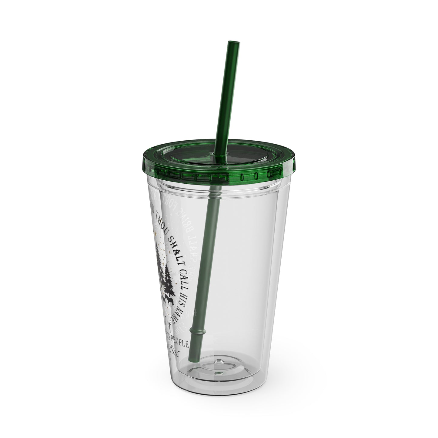Matthew Sunsplash Tumbler with Straw, 16oz