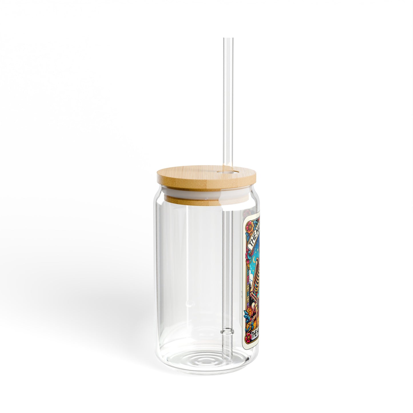 Happy Camper Sipper Glass, 16oz