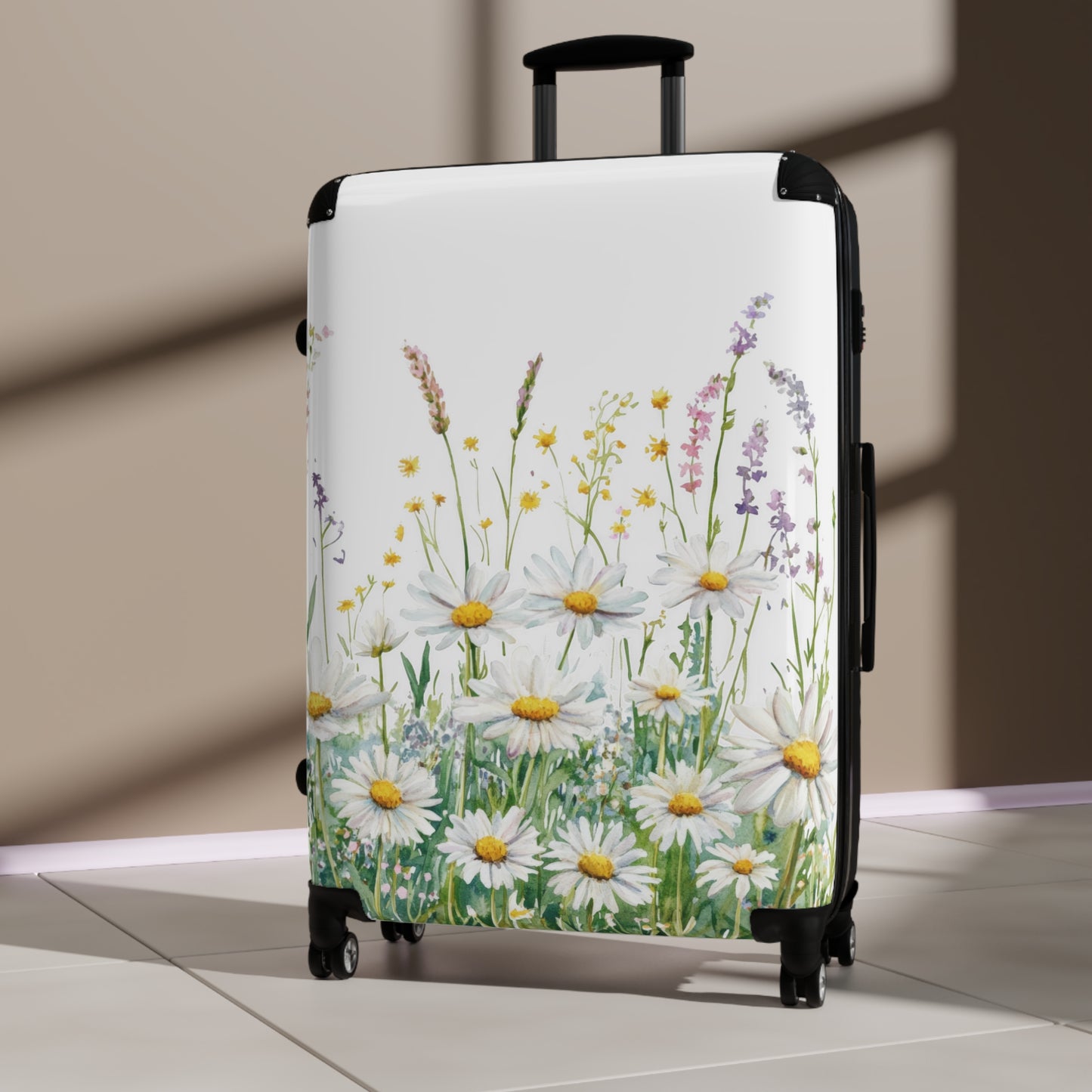 Daisy Do Travel Suitcase - Spring Bloom Design for Adventurers