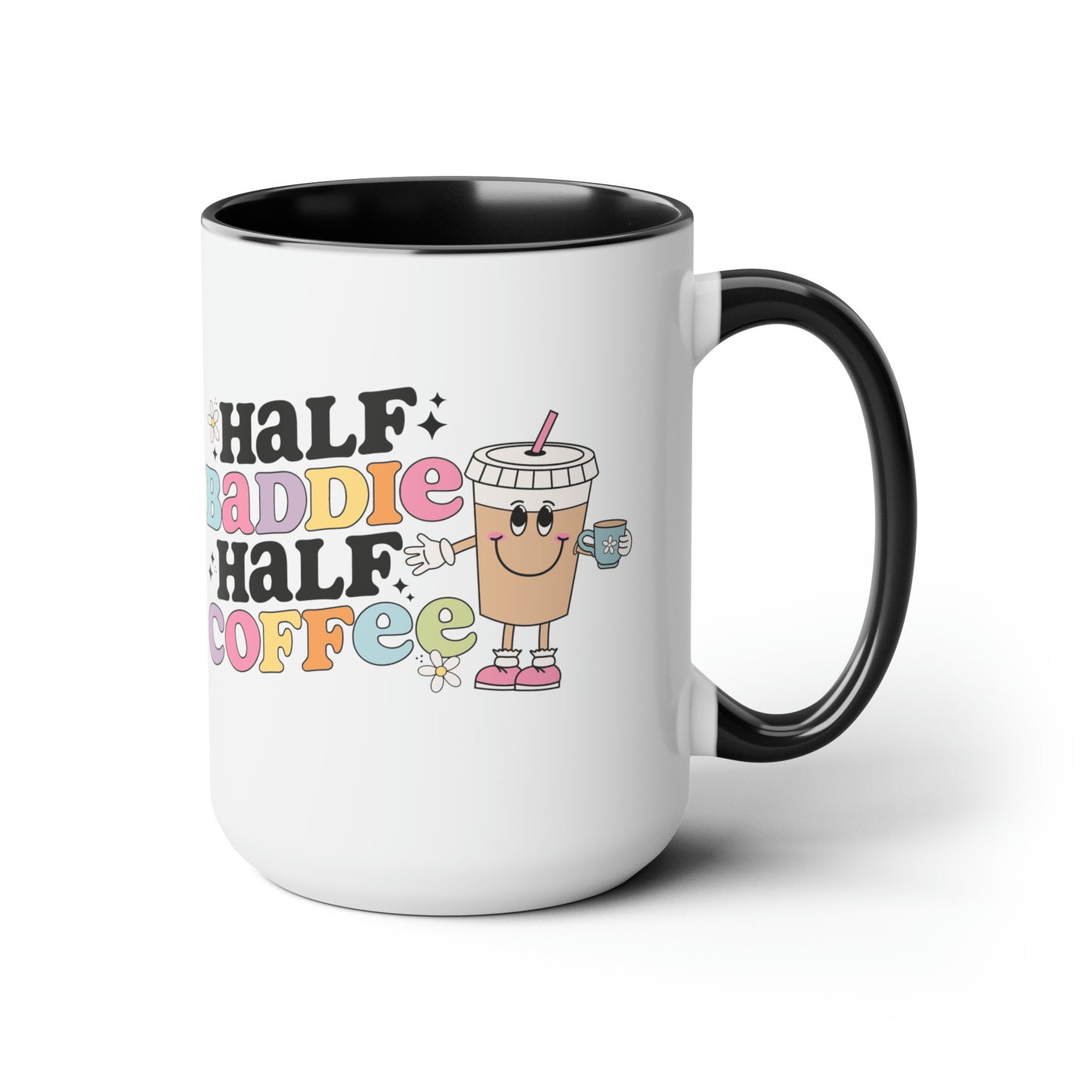 Baddie Two-Tone Coffee Mugs, 15oz
