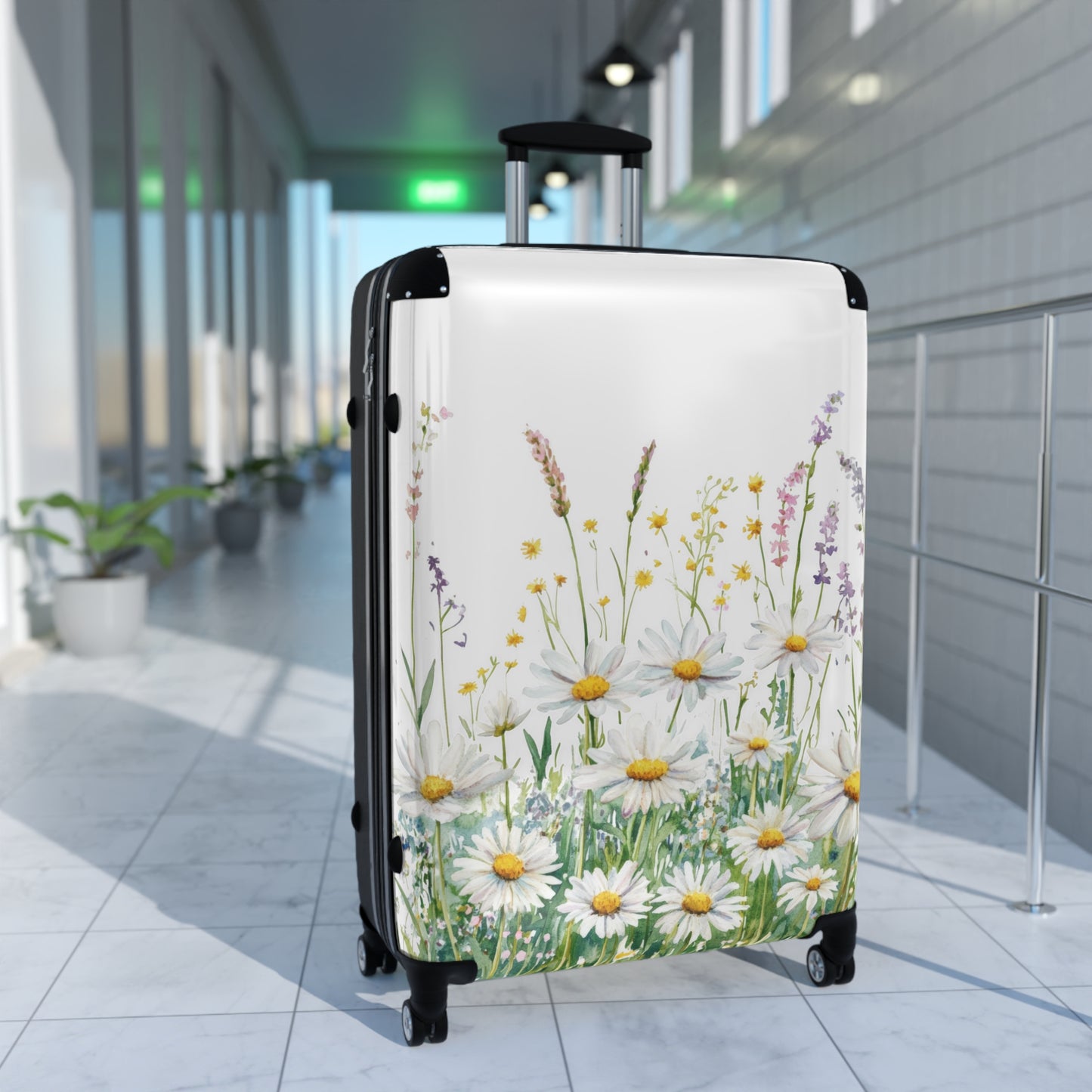 Daisy Do Travel Suitcase - Spring Bloom Design for Adventurers