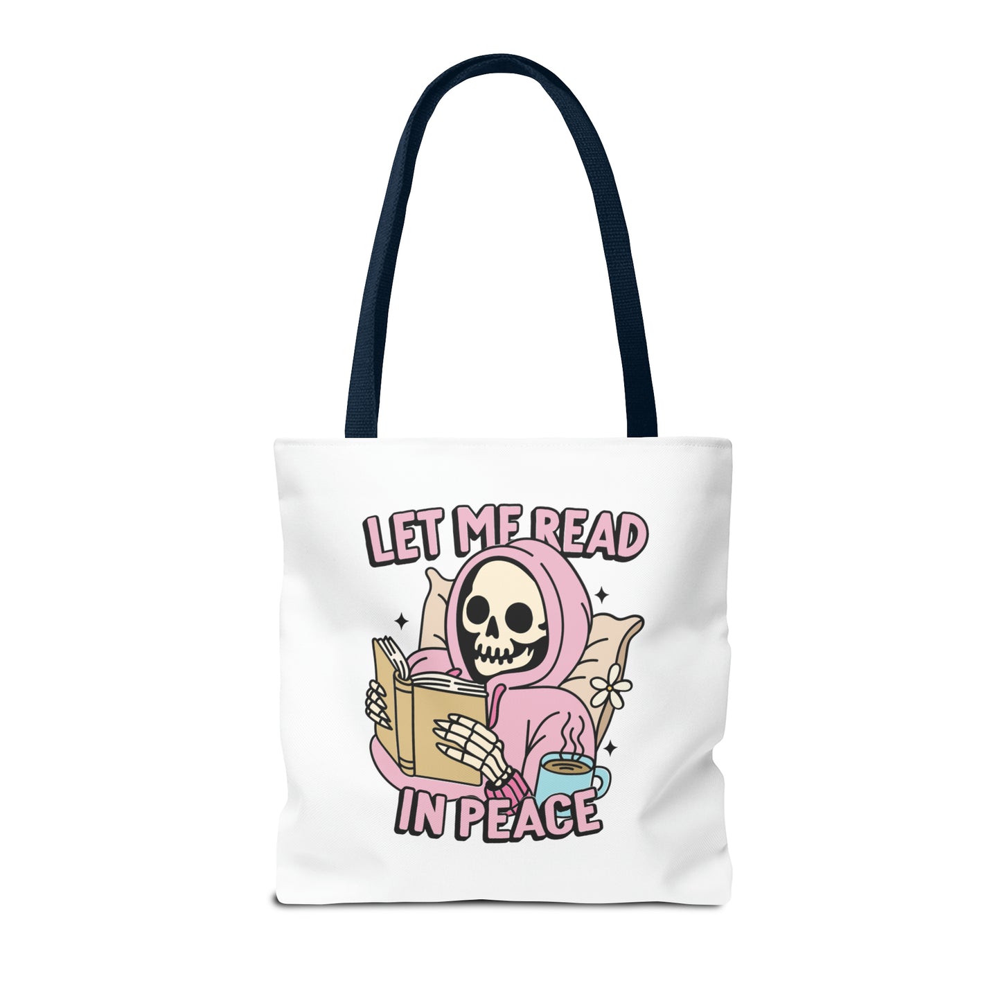 Let Me Read Tote Bag (AOP)