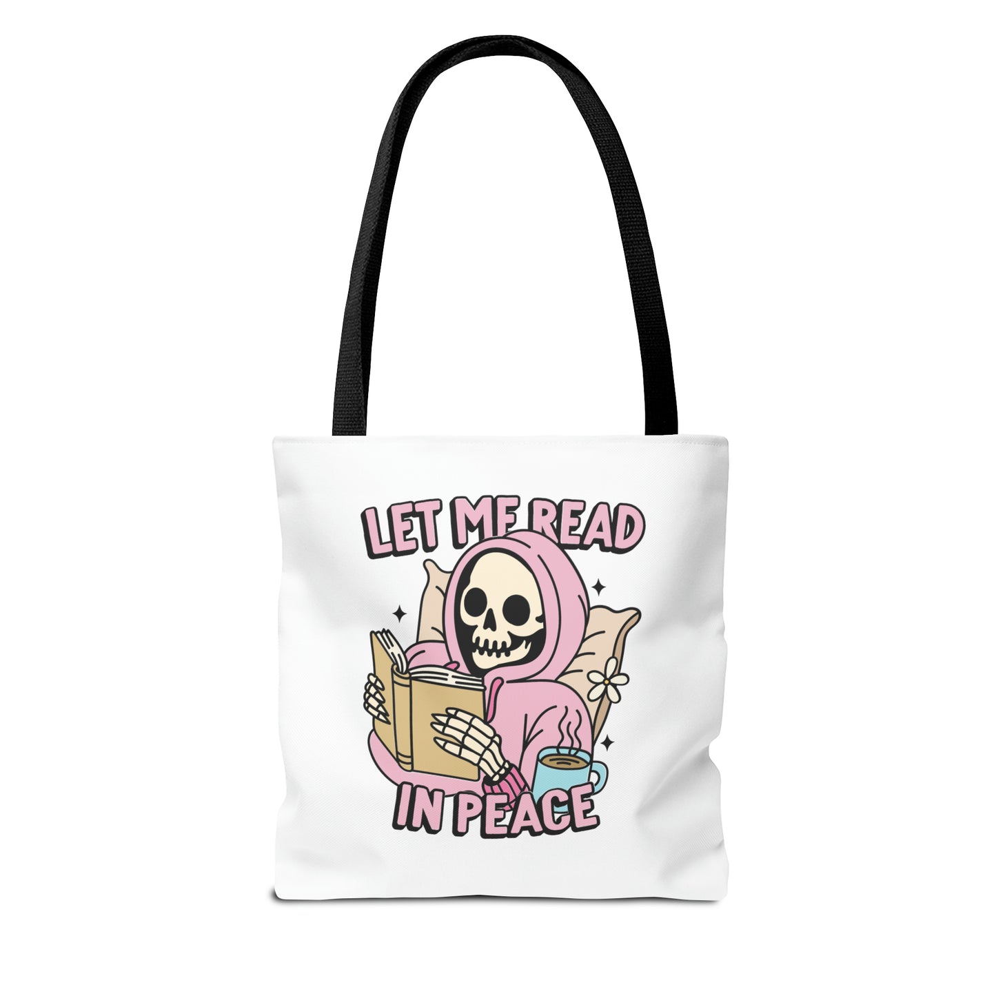 Let Me Read Tote Bag (AOP)