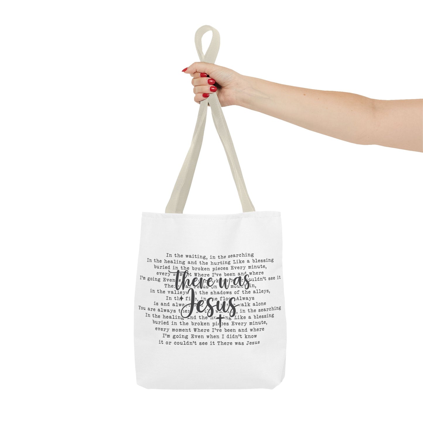 There was Jesus Tote Bag (AOP)