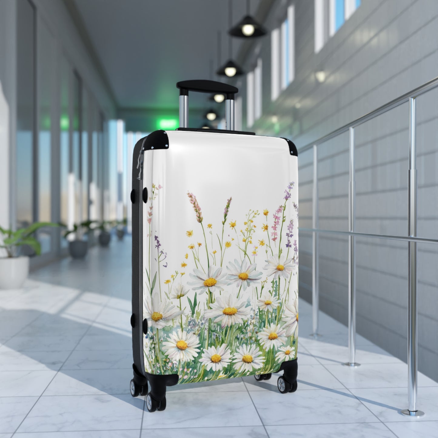 Daisy Do Travel Suitcase - Spring Bloom Design for Adventurers