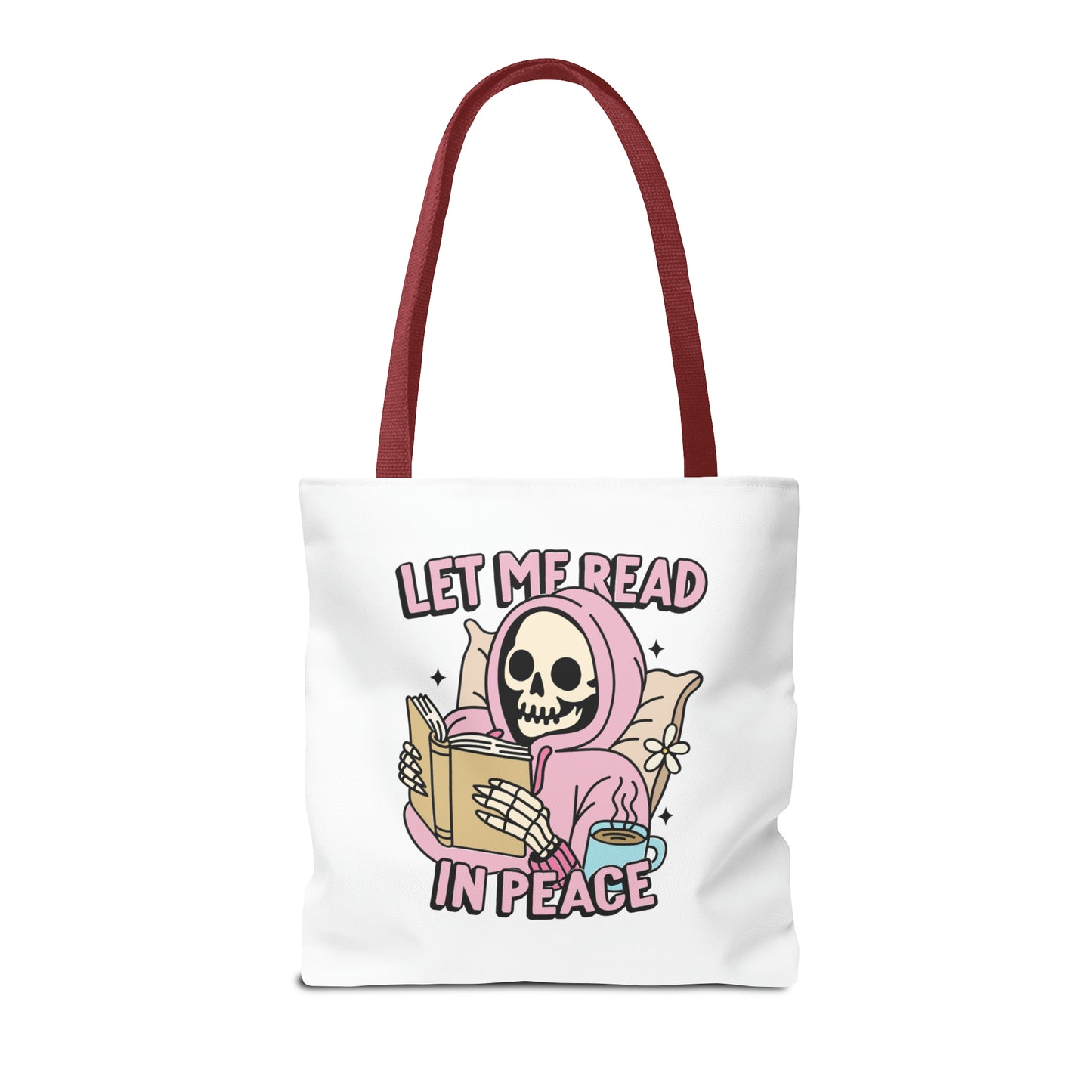 Let Me Read Tote Bag (AOP)