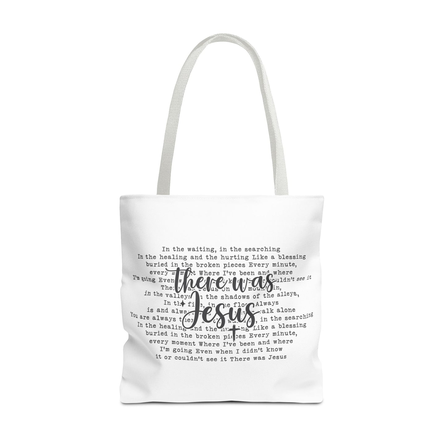 There was Jesus Tote Bag (AOP)