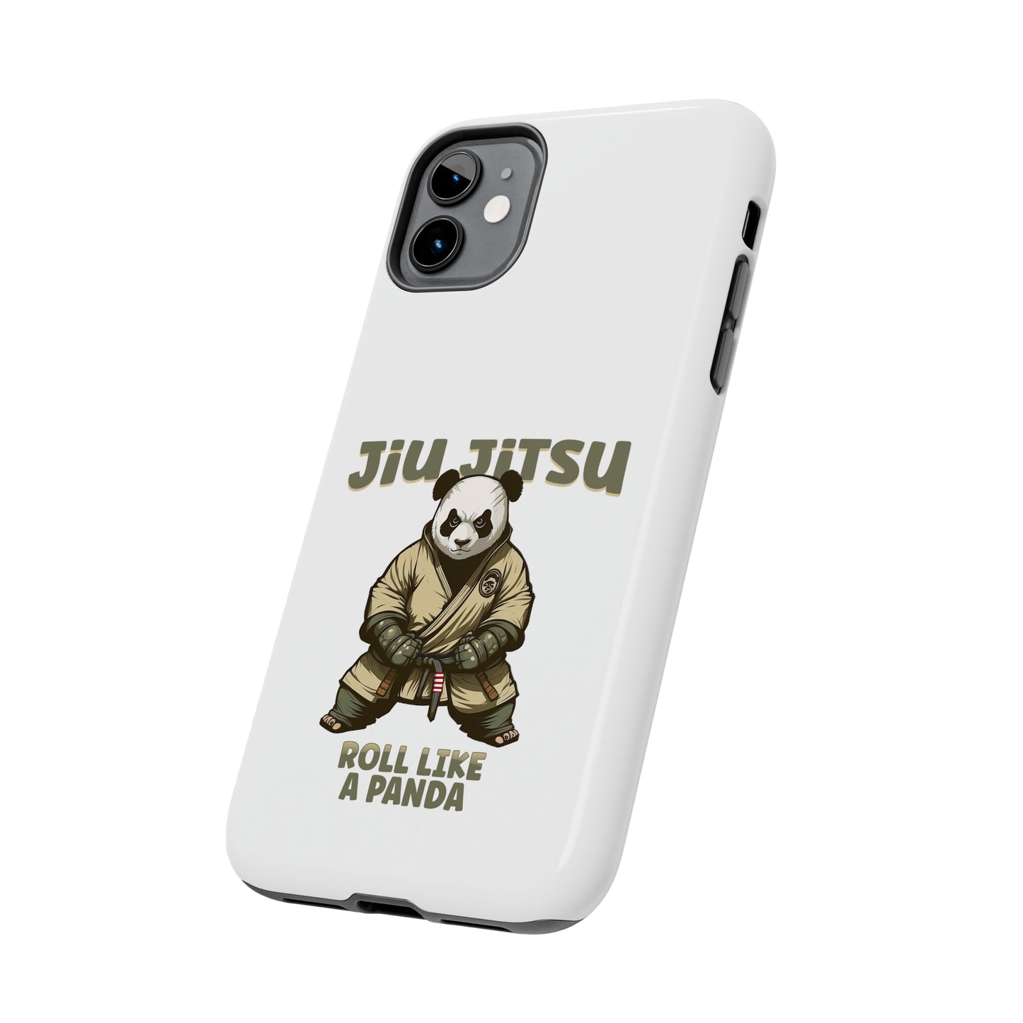 Jiu Jitsu Roll like a Panda Tough Phone Cases