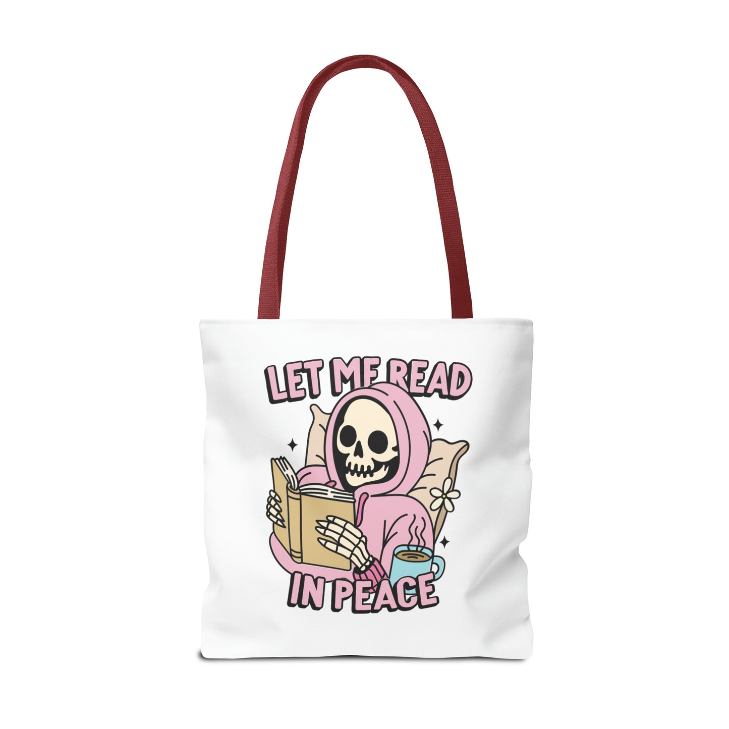 Let Me Read Tote Bag (AOP)