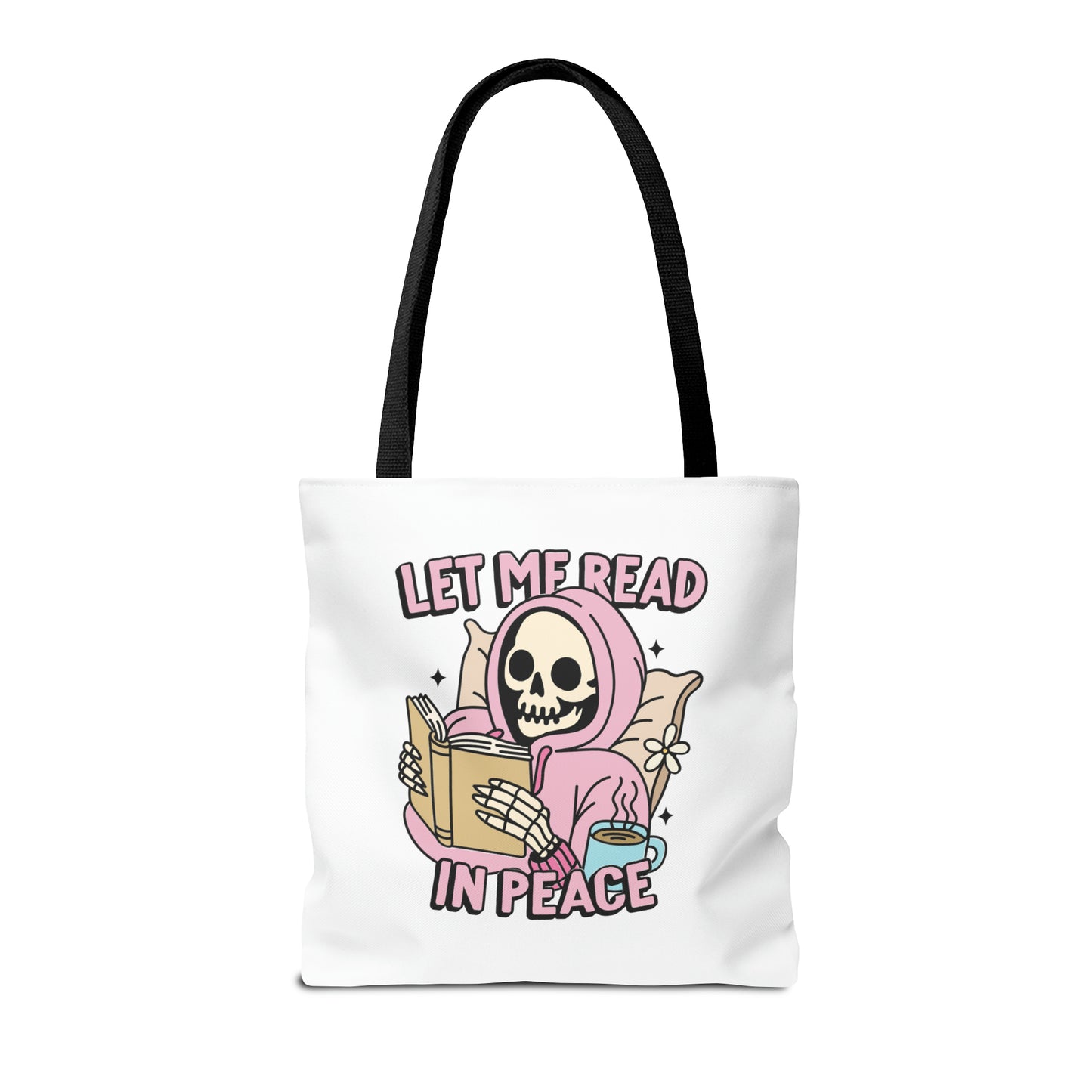 Let Me Read Tote Bag (AOP)