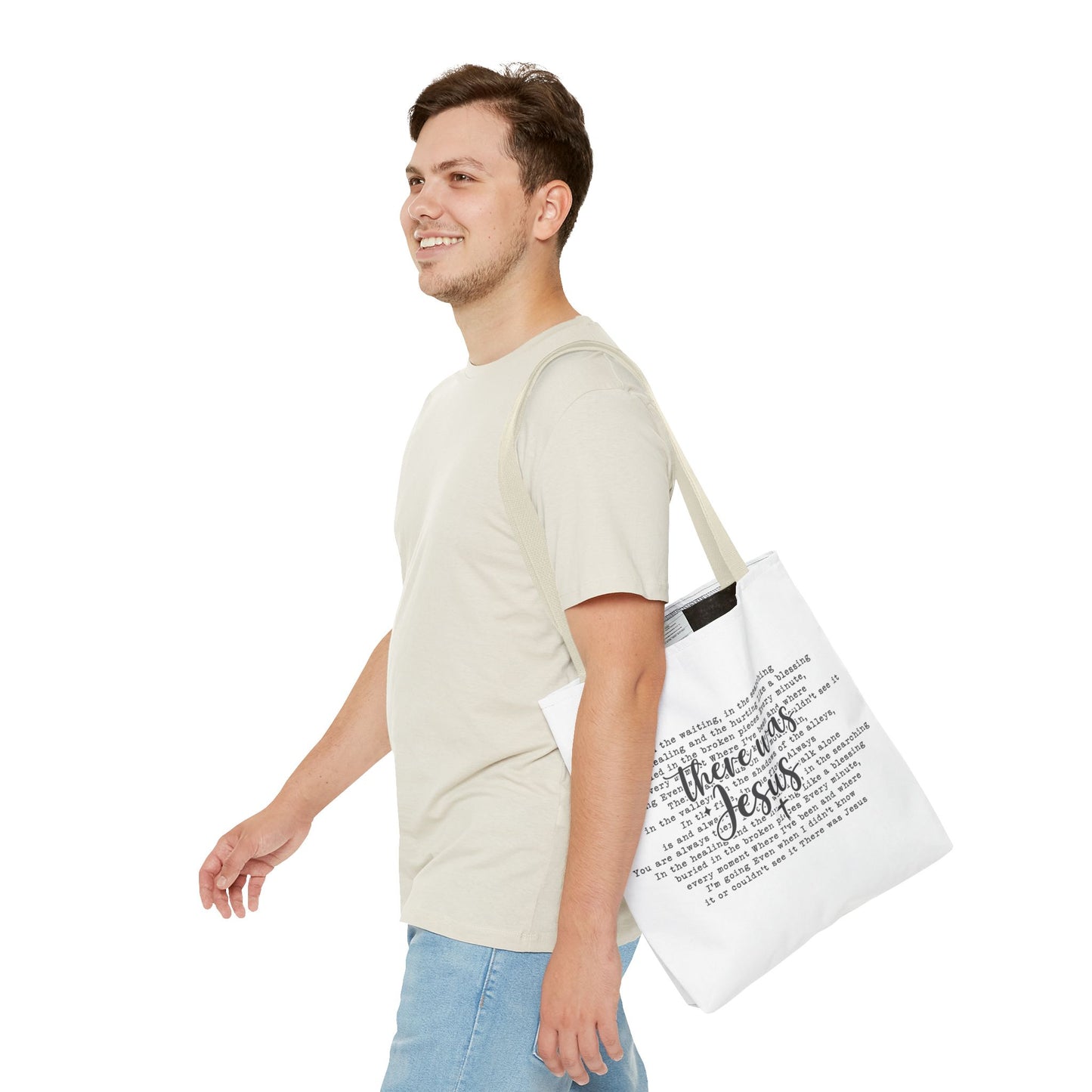 There was Jesus Tote Bag (AOP)
