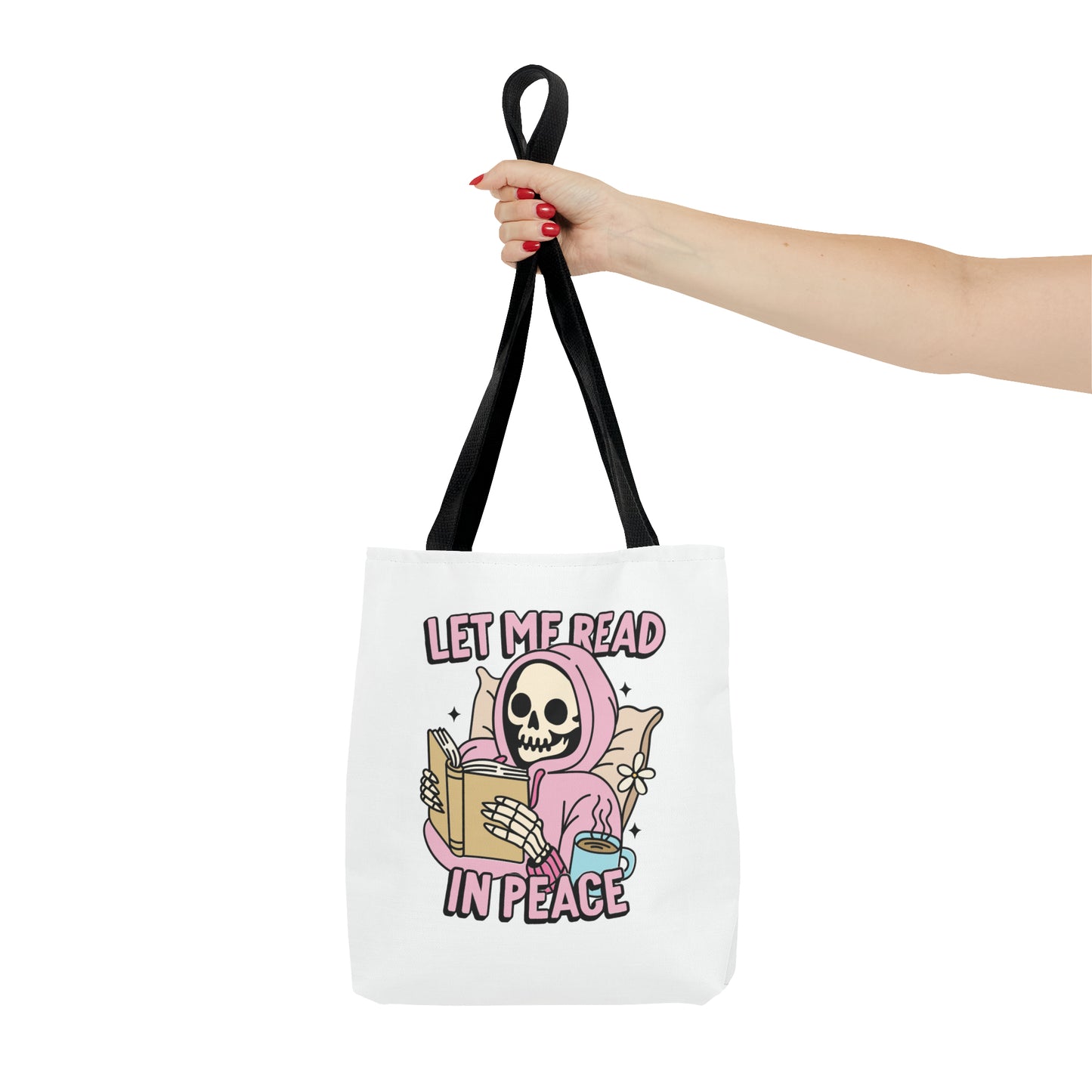 Let Me Read Tote Bag (AOP)