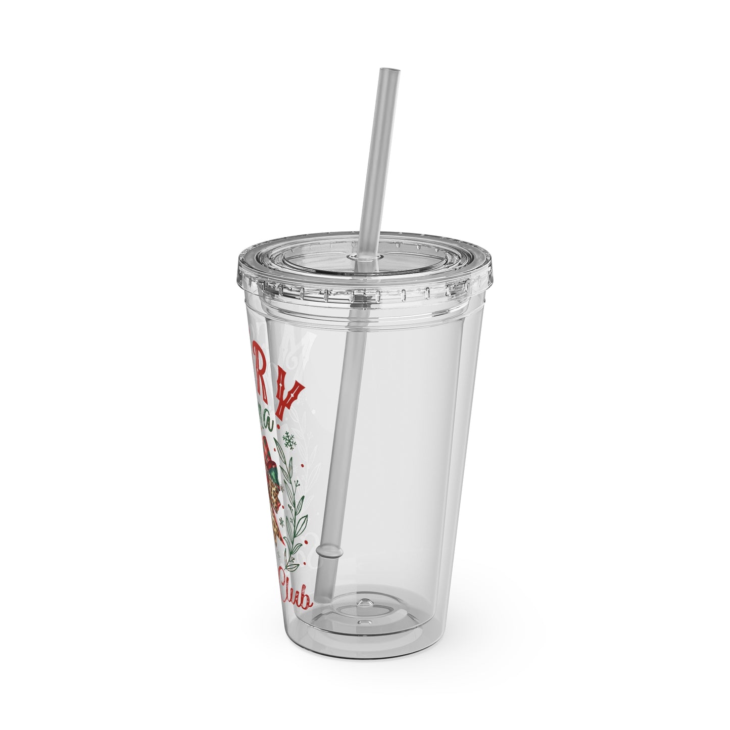 Merry Mama Sunsplash Tumbler with Straw, 16oz
