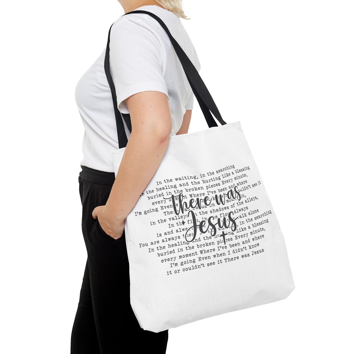 There was Jesus Tote Bag (AOP)